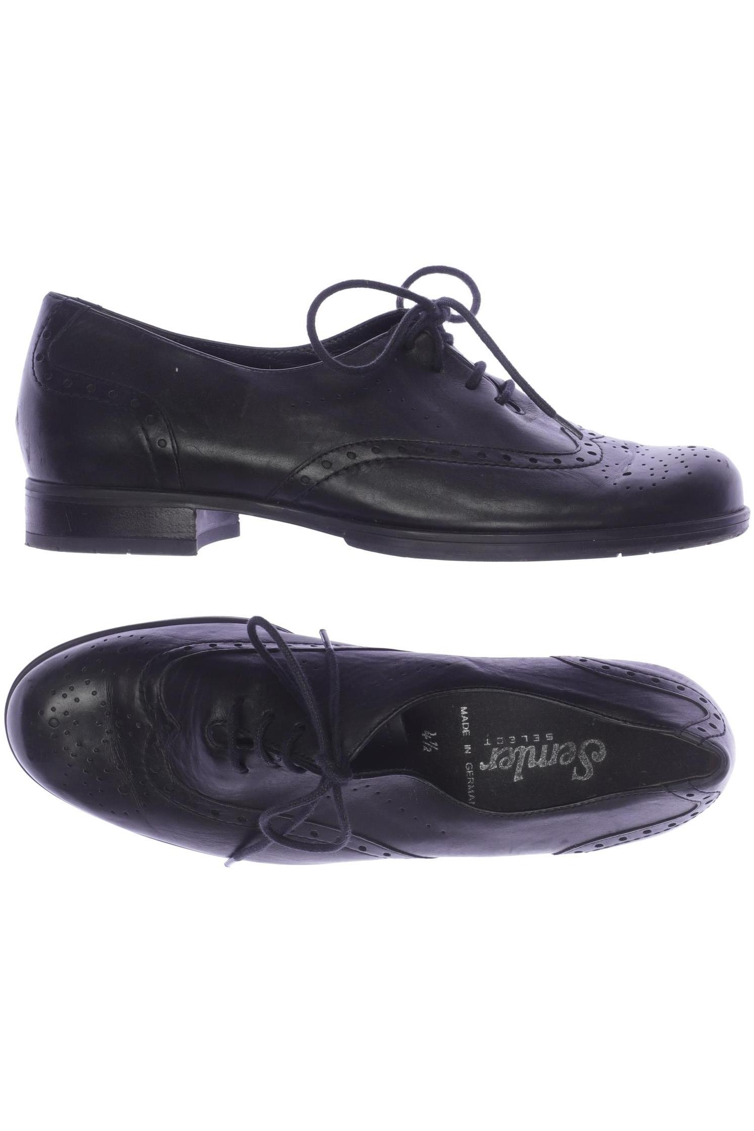 

Semler Damen Halbschuh, schwarz, Gr. 4.5