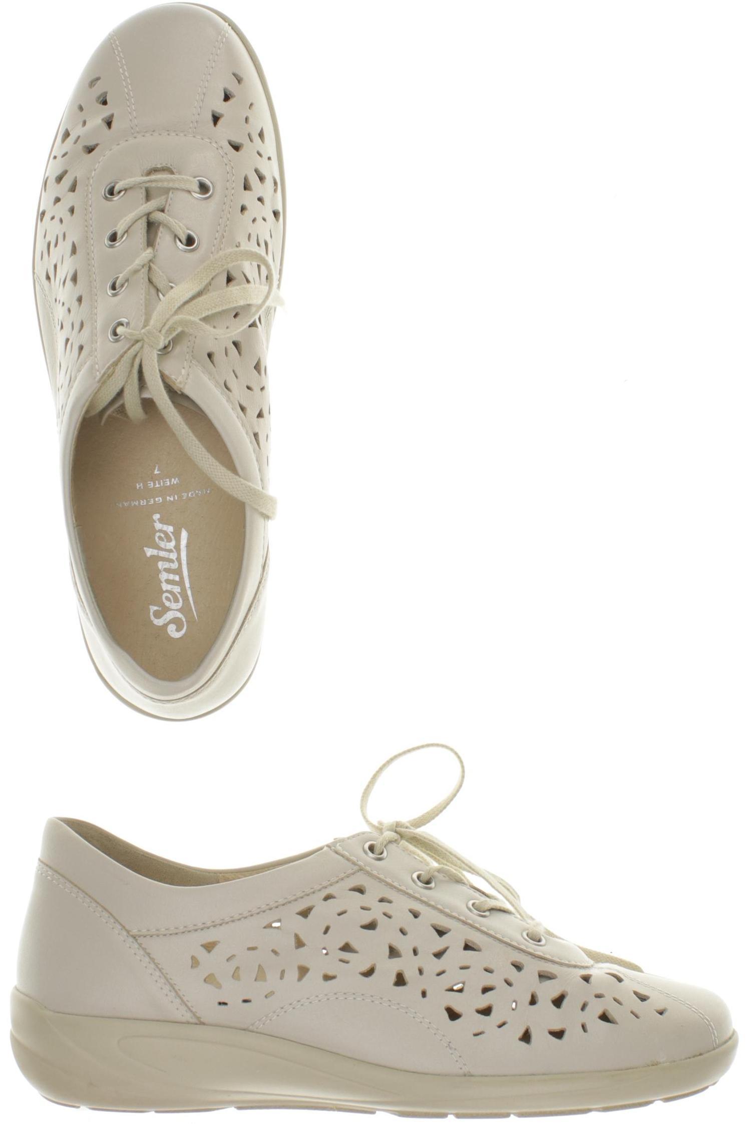 

Semler Damen Halbschuh, beige, Gr. 7