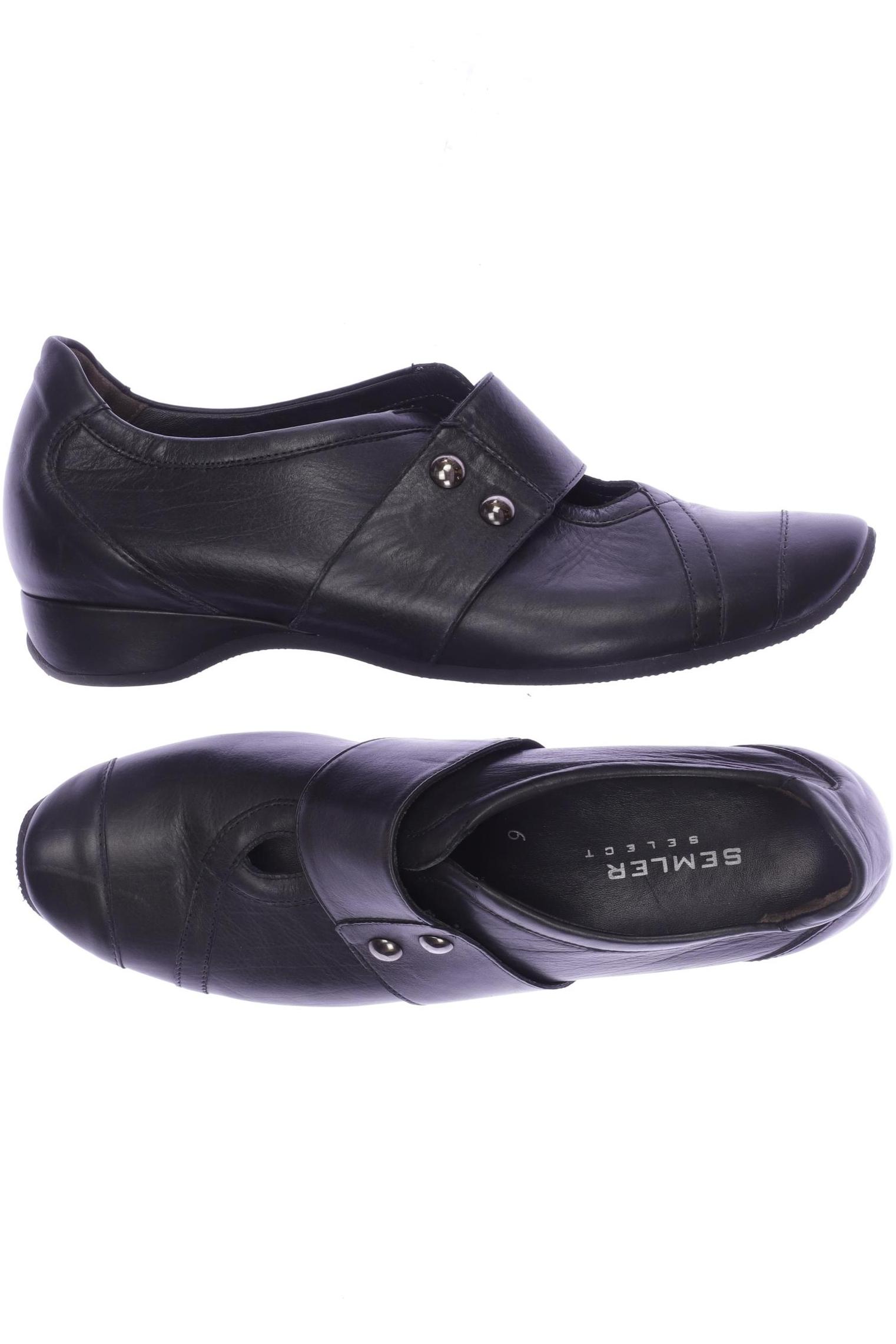 

Semler Damen Halbschuh, schwarz, Gr. 6