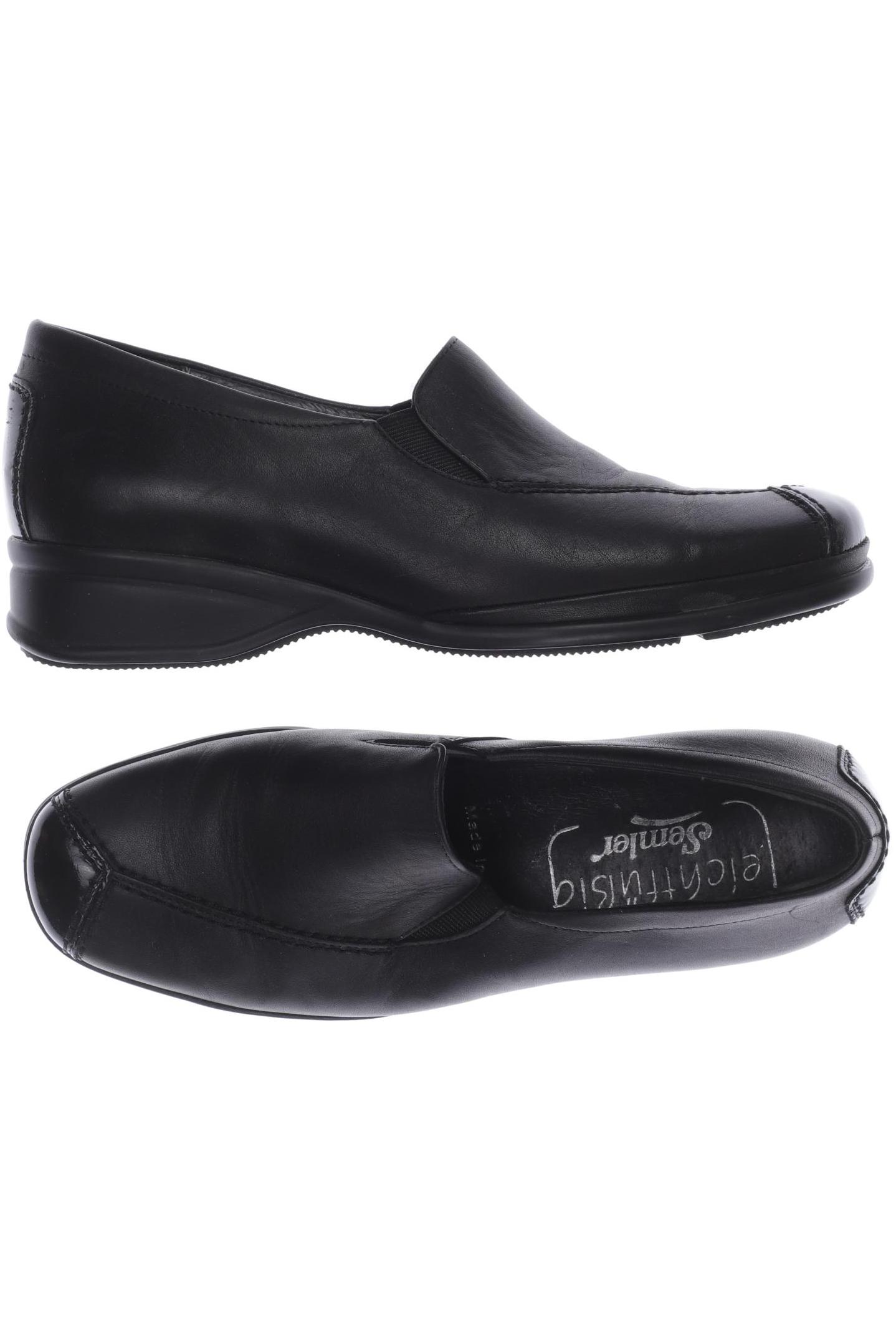 

Semler Damen Halbschuh, schwarz, Gr. 4