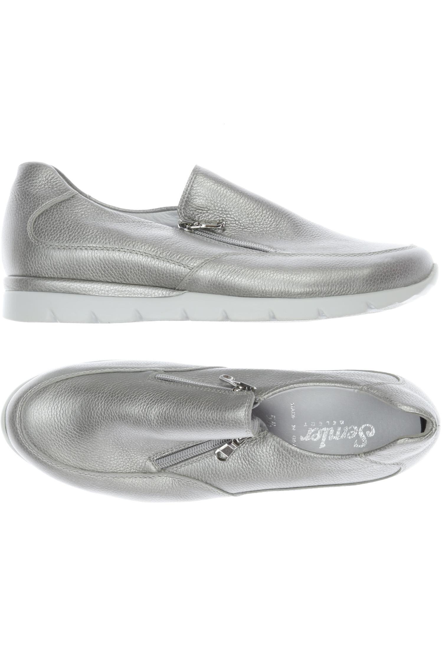 

Semler Damen Halbschuh, silber, Gr. 5.5
