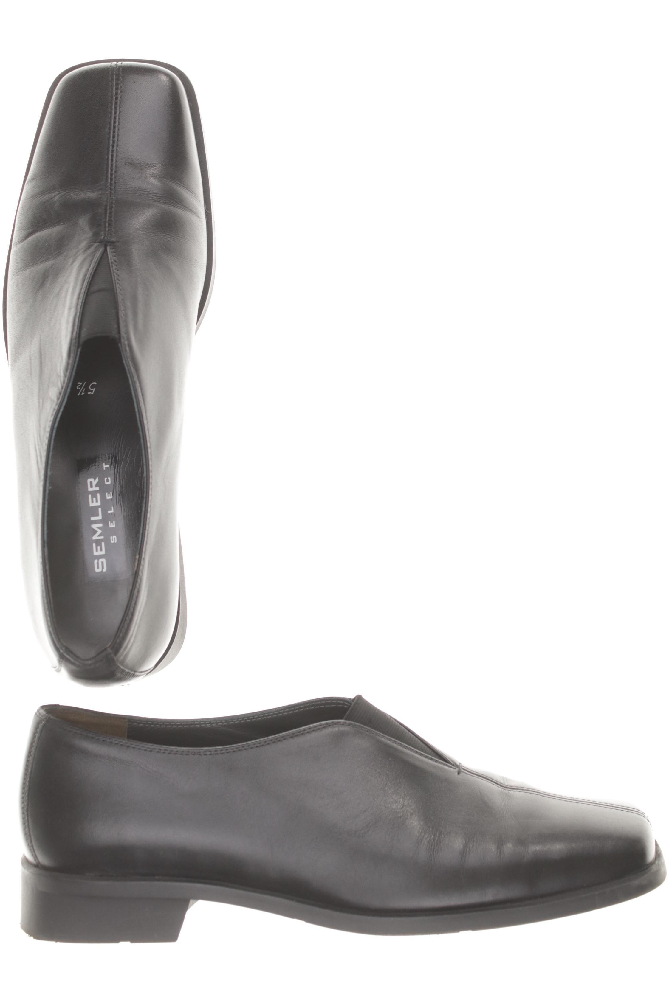 

Semler Damen Halbschuh, schwarz, Gr. 5.5