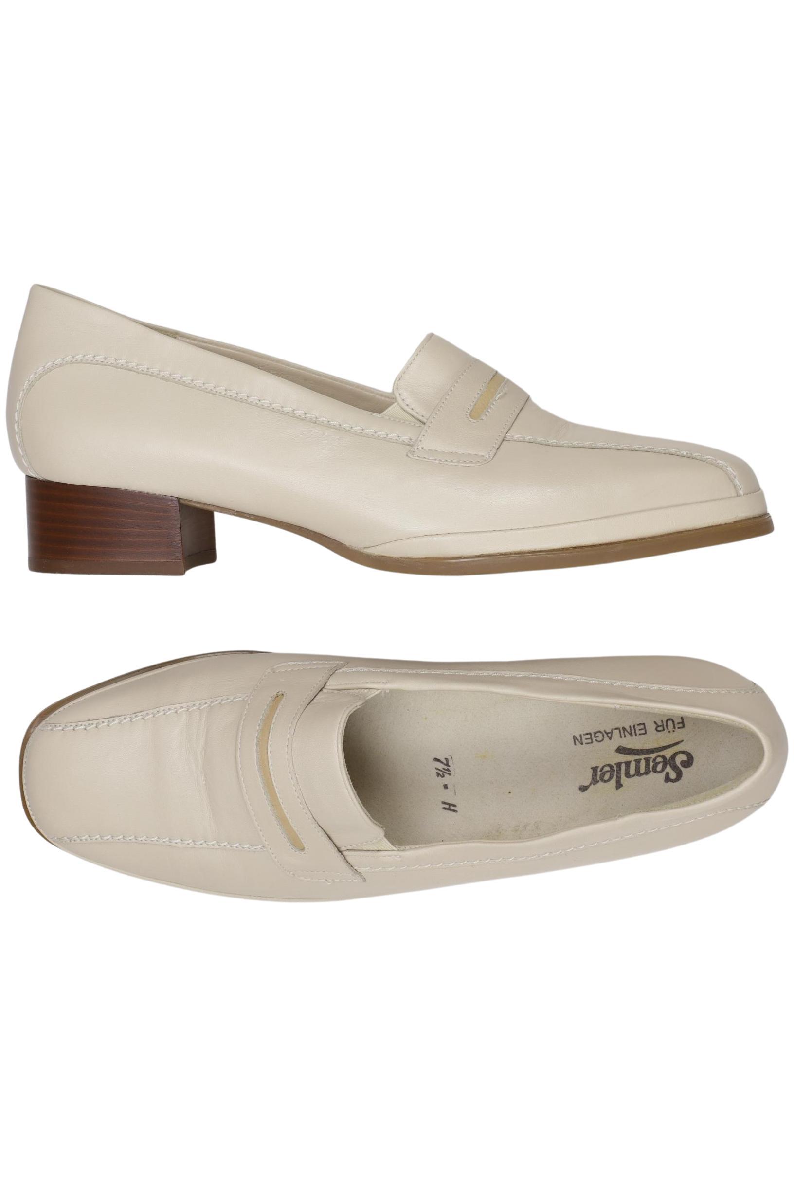 

Semler Damen Halbschuh, cremeweiß, Gr. 7.5