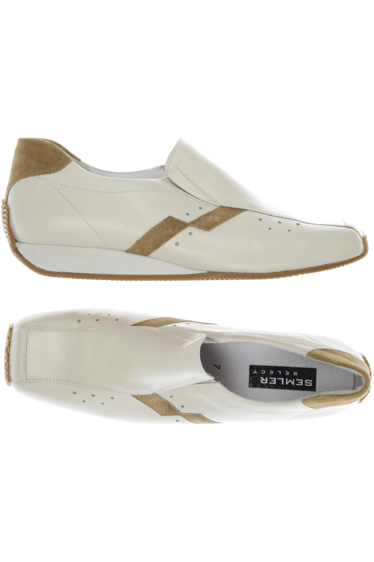 

Semler Damen Halbschuh, cremeweiß, Gr. 7