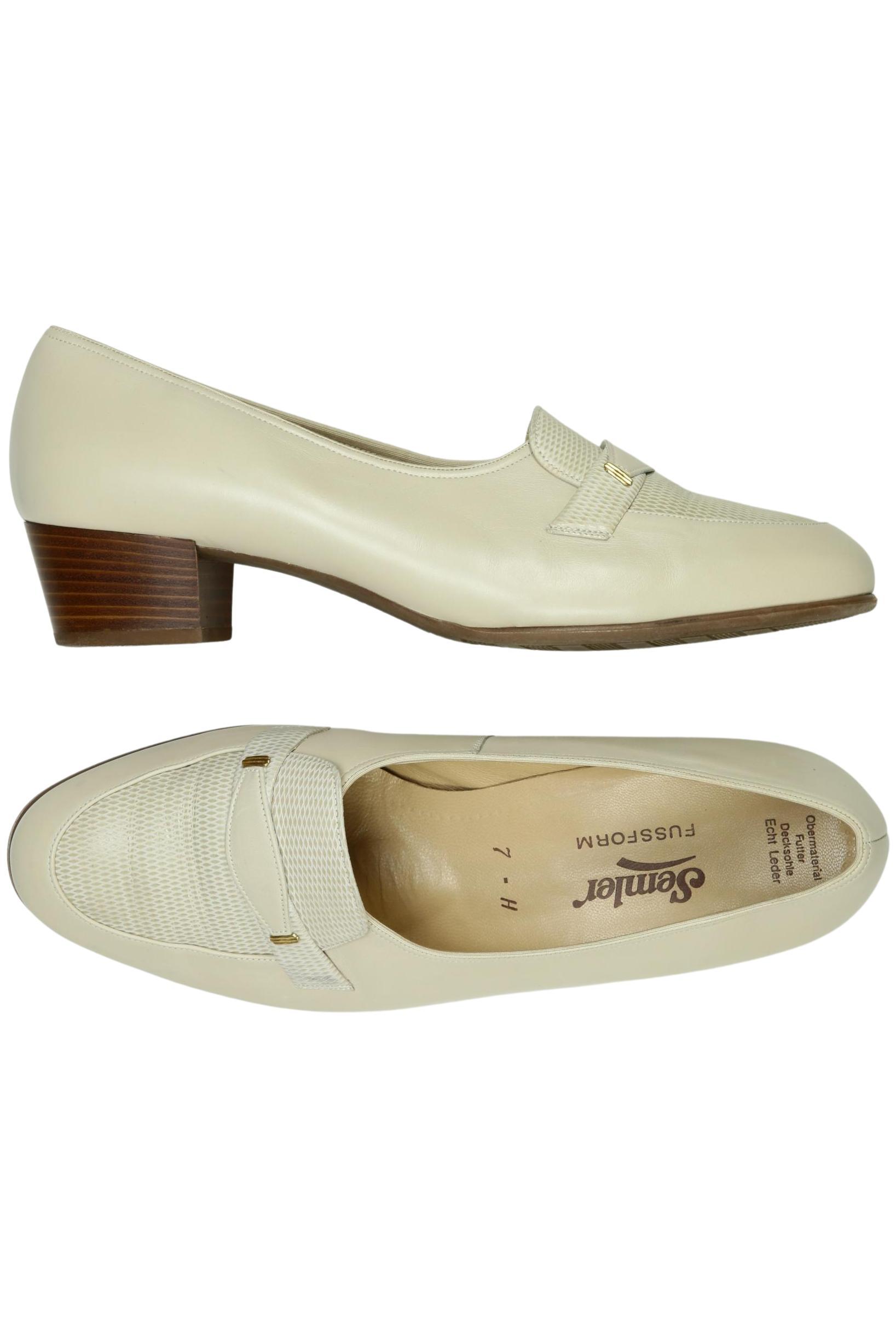 Thumbnail - Semler Damen Halbschuh, beige, Gr. 7