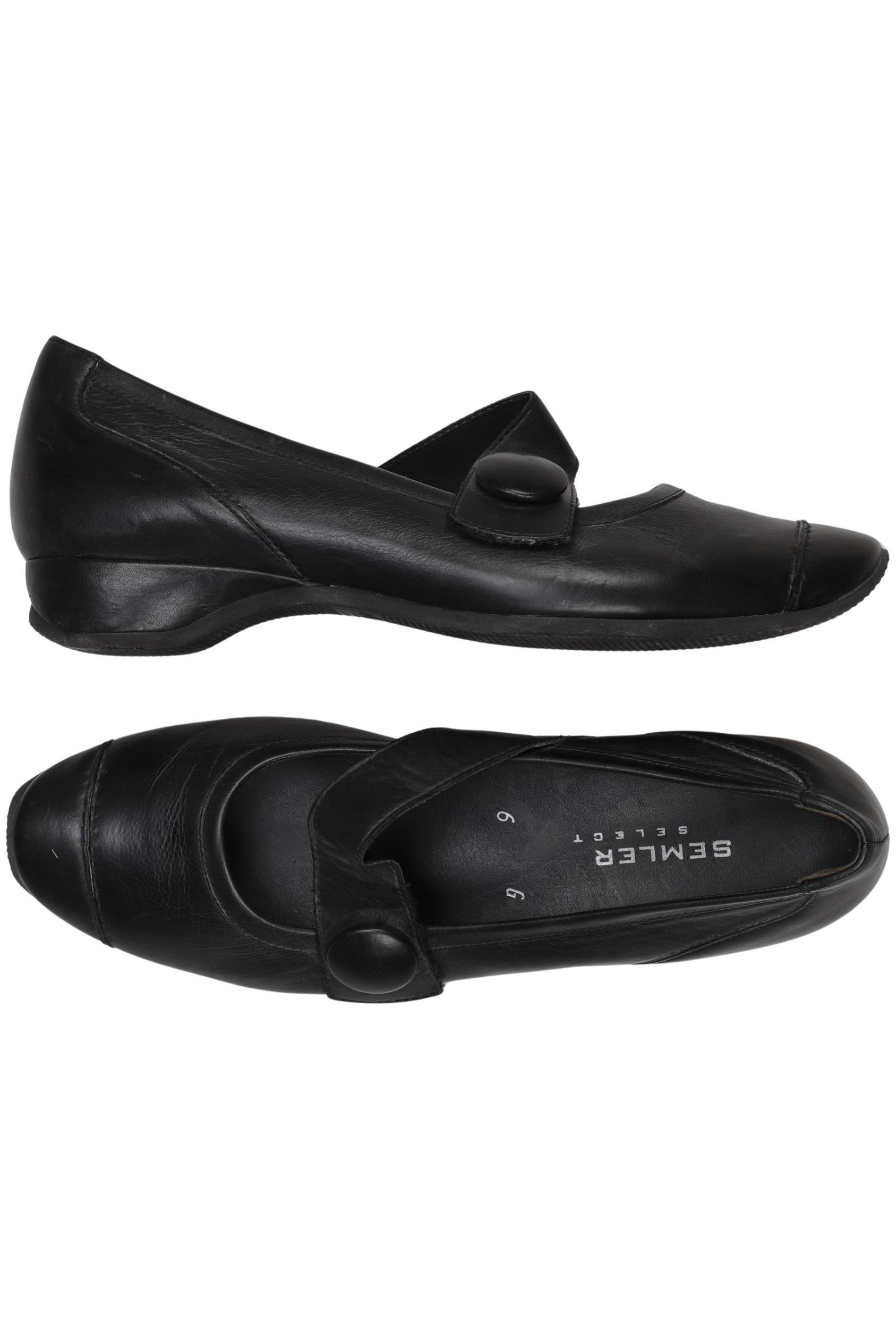 

Semler Damen Halbschuh, schwarz, Gr. 6