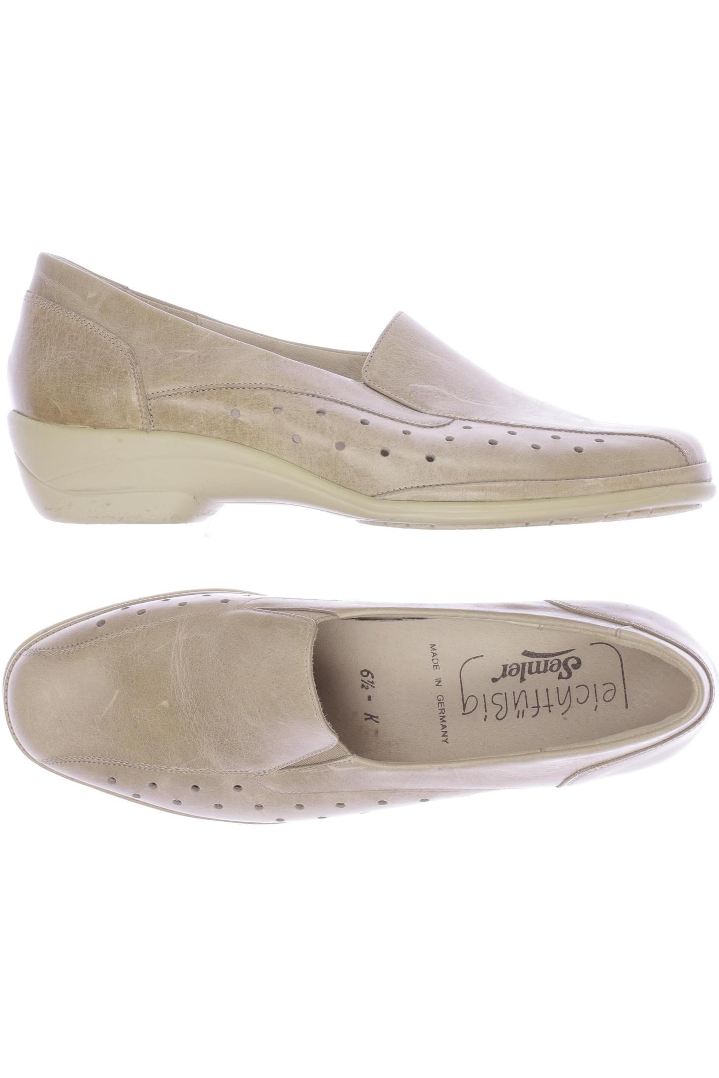 

Semler Damen Halbschuh, beige, Gr. 6.5