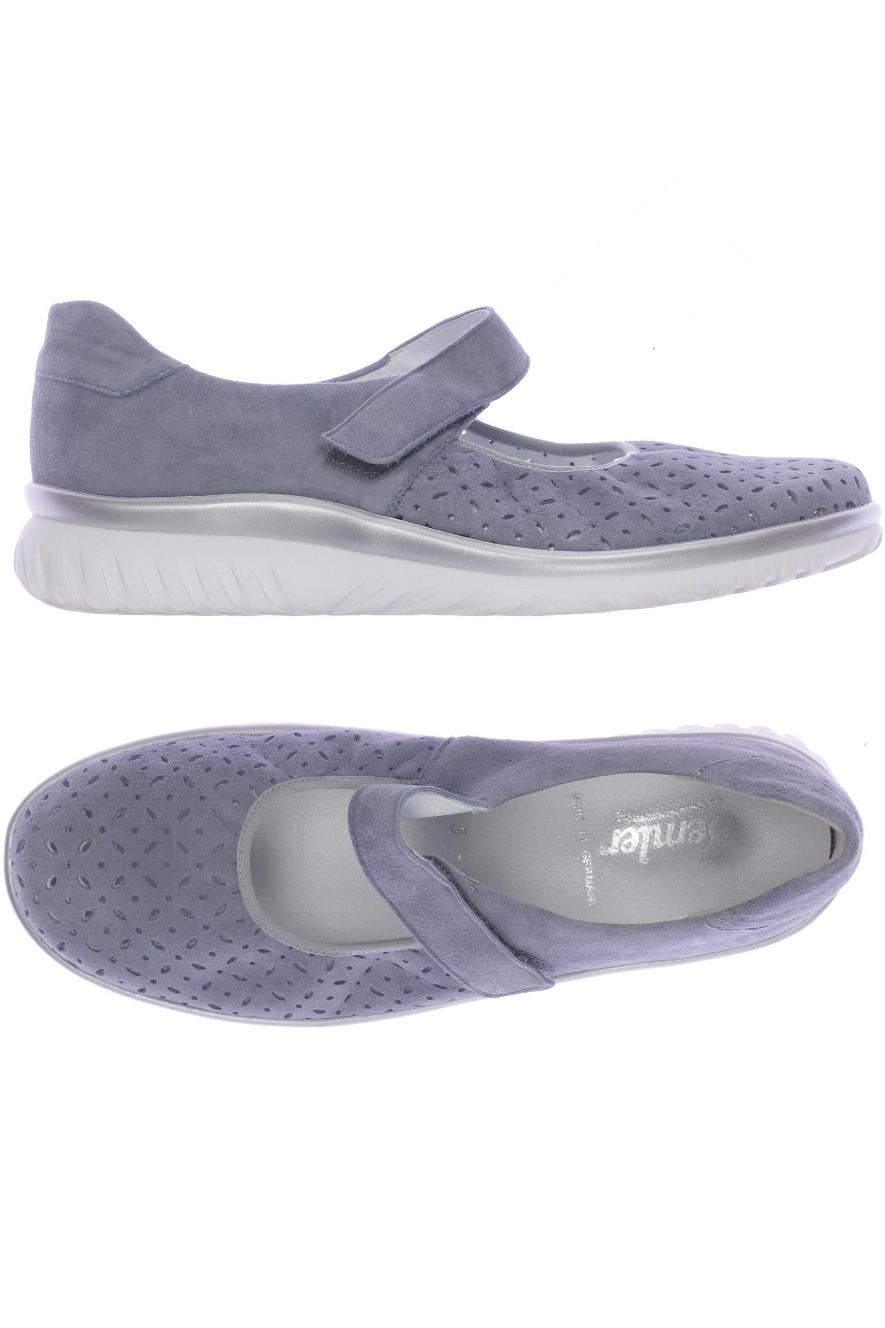 

Semler Damen Halbschuh, blau, Gr. 8