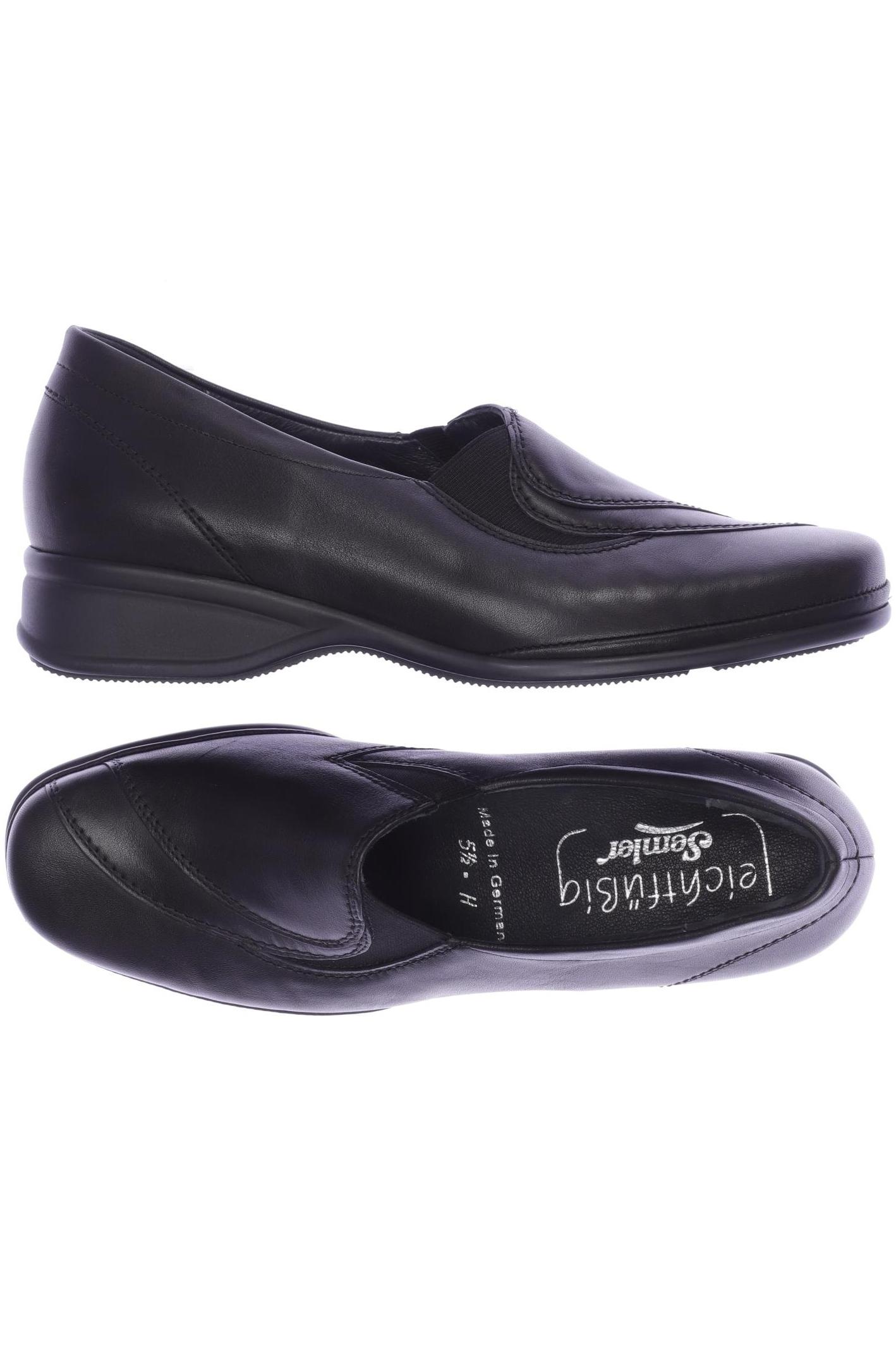 

Semler Damen Halbschuh, schwarz, Gr. 5.5