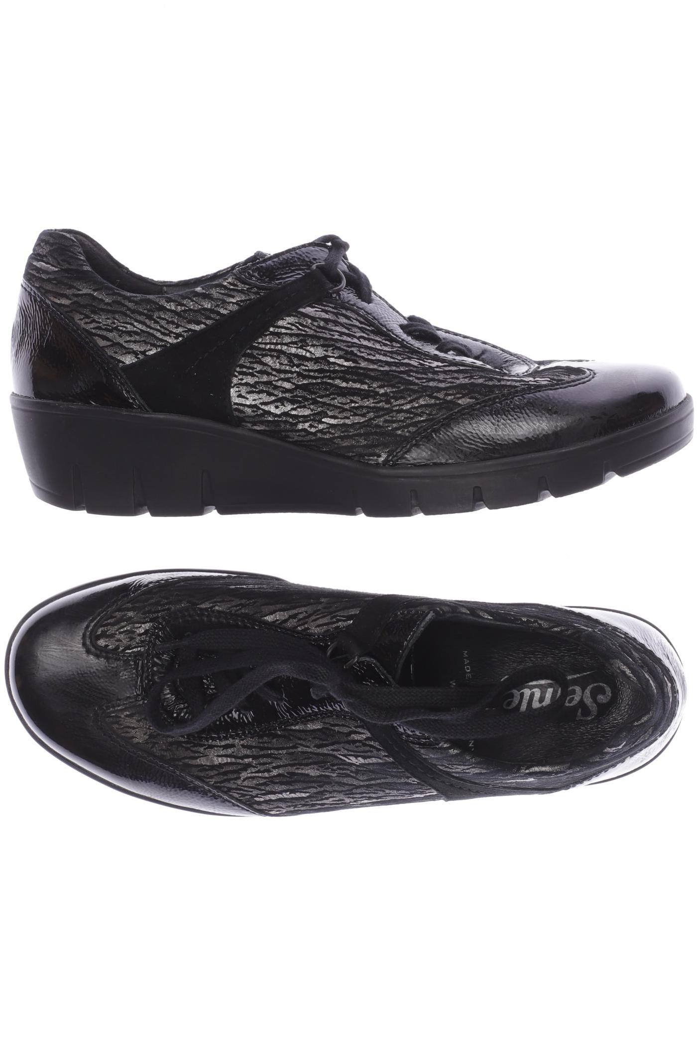 

Semler Damen Halbschuh, schwarz, Gr. 4