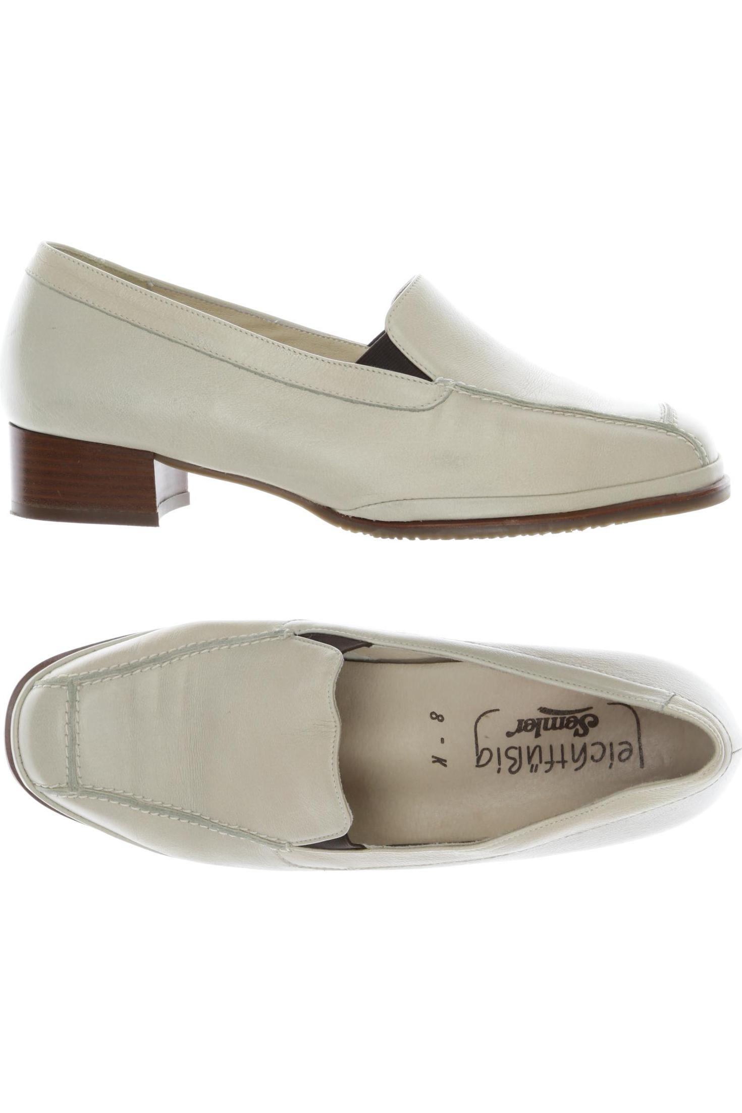 

Semler Damen Halbschuh, cremeweiß, Gr. 8