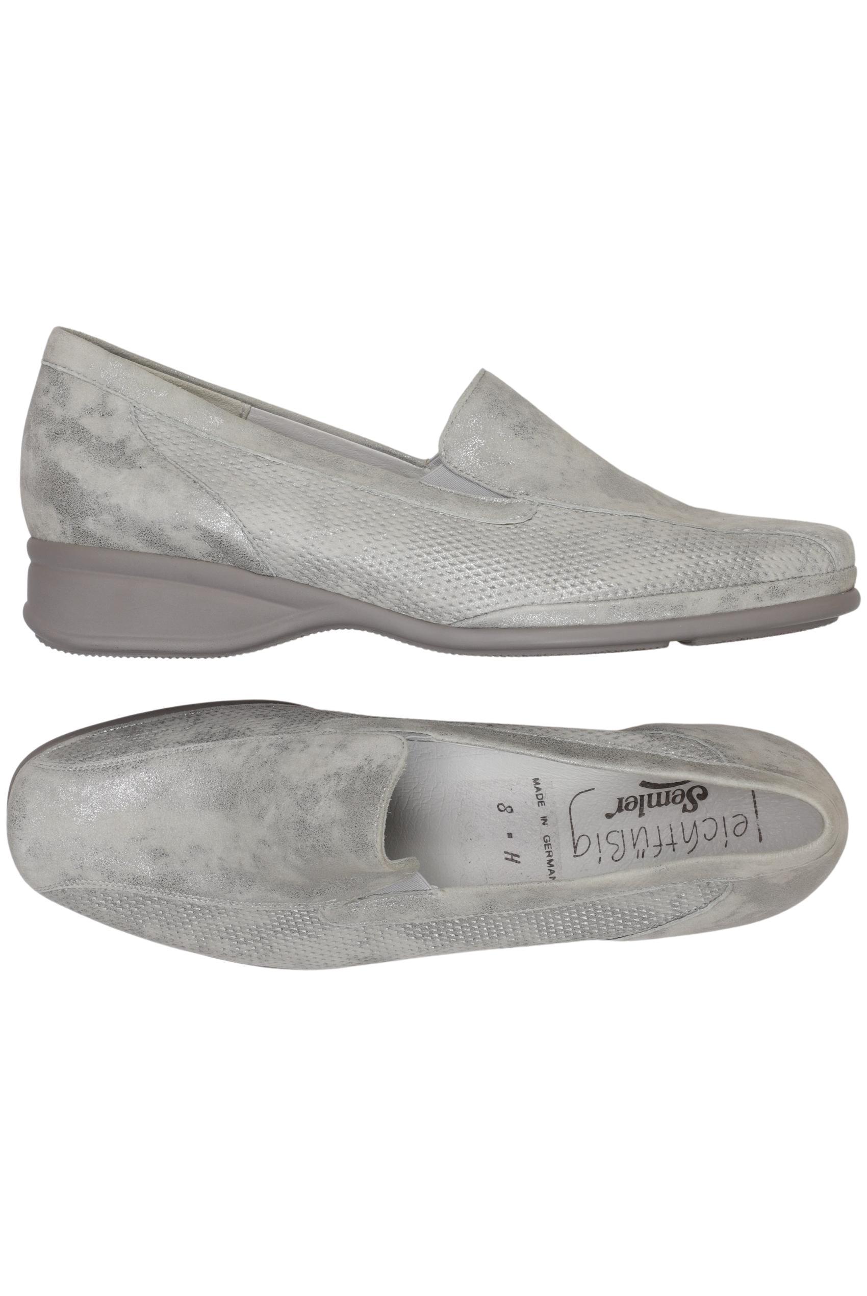 

Semler Damen Halbschuh, silber, Gr. 8
