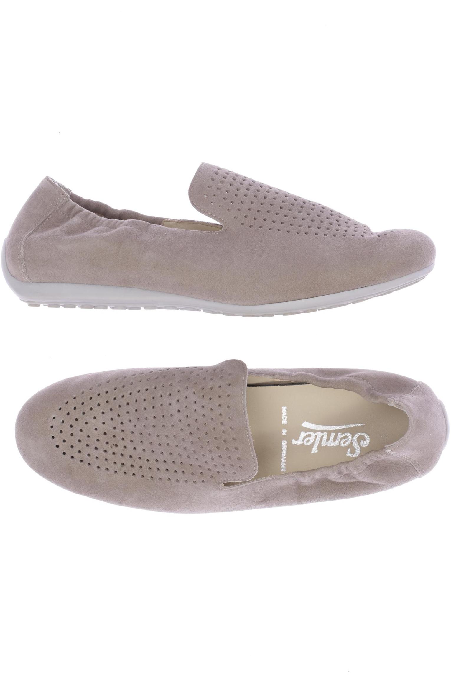 

Semler Damen Halbschuh, beige, Gr. 5.5