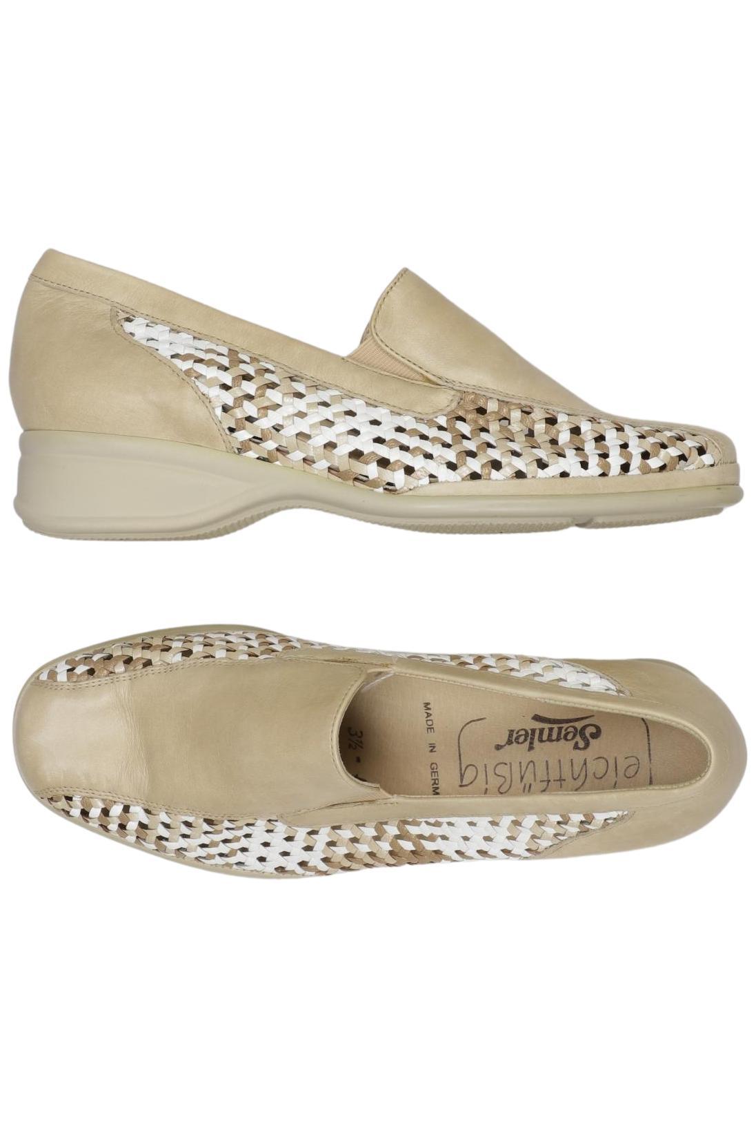 

Semler Damen Halbschuh, cremeweiß, Gr. 3.5