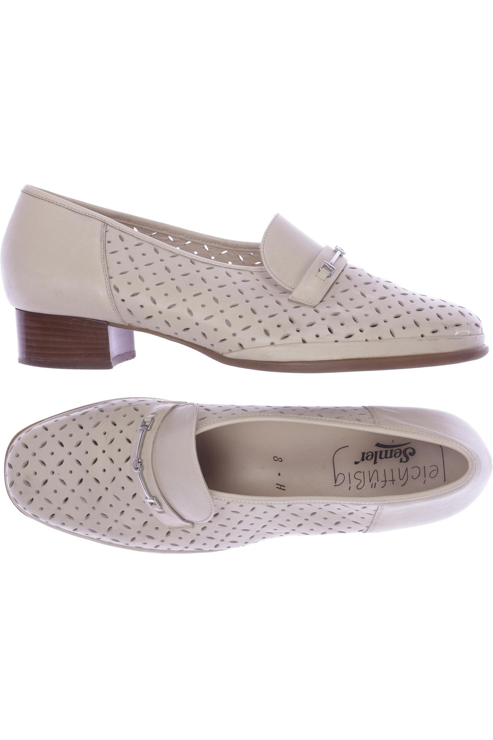 

Semler Damen Halbschuh, beige, Gr. 8