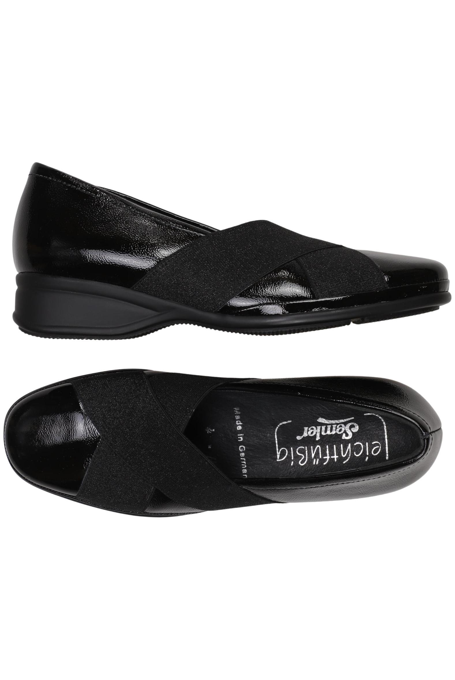 

Semler Damen Halbschuh, schwarz, Gr. 4