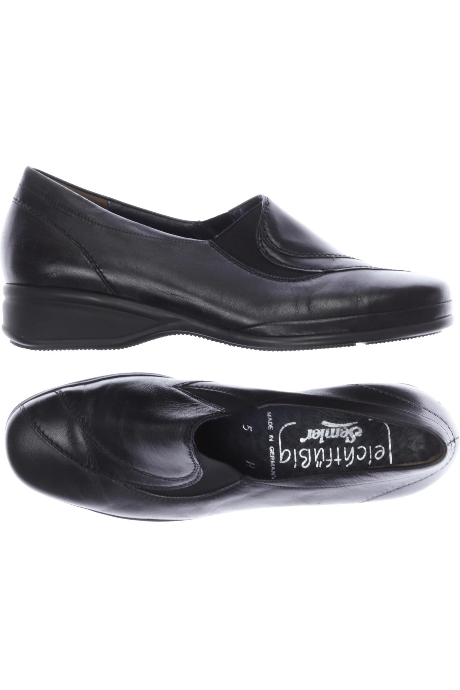 

Semler Damen Halbschuh, schwarz, Gr. 5