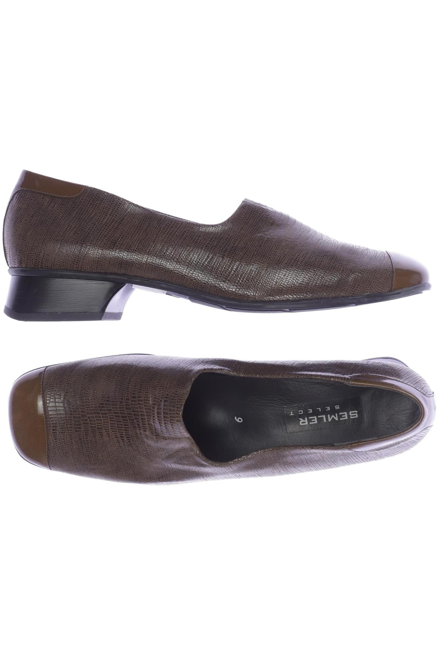 

Semler Damen Halbschuh, braun, Gr. 9