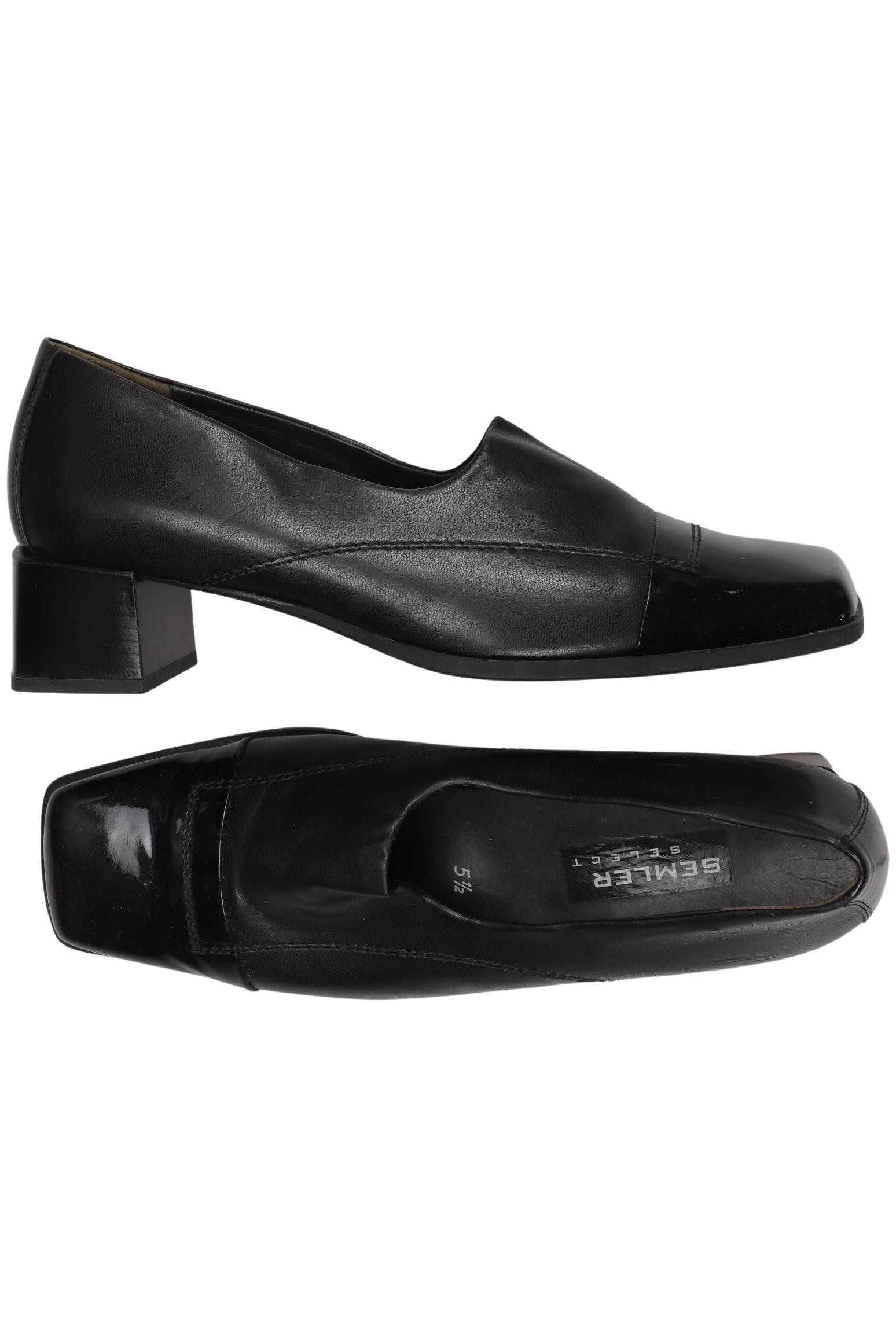

Semler Damen Halbschuh, schwarz, Gr. 5.5