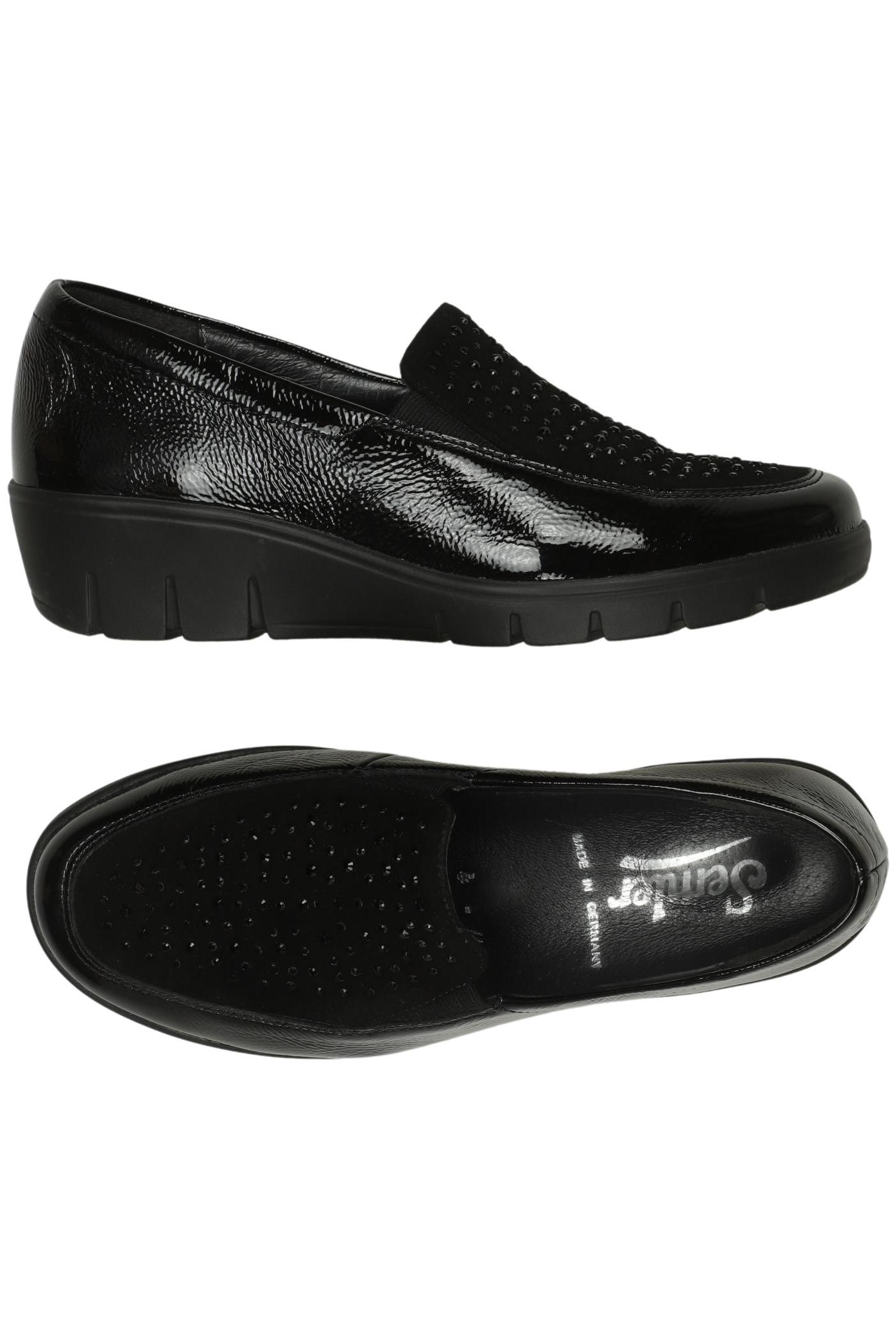 

Semler Damen Halbschuh, schwarz, Gr. 4