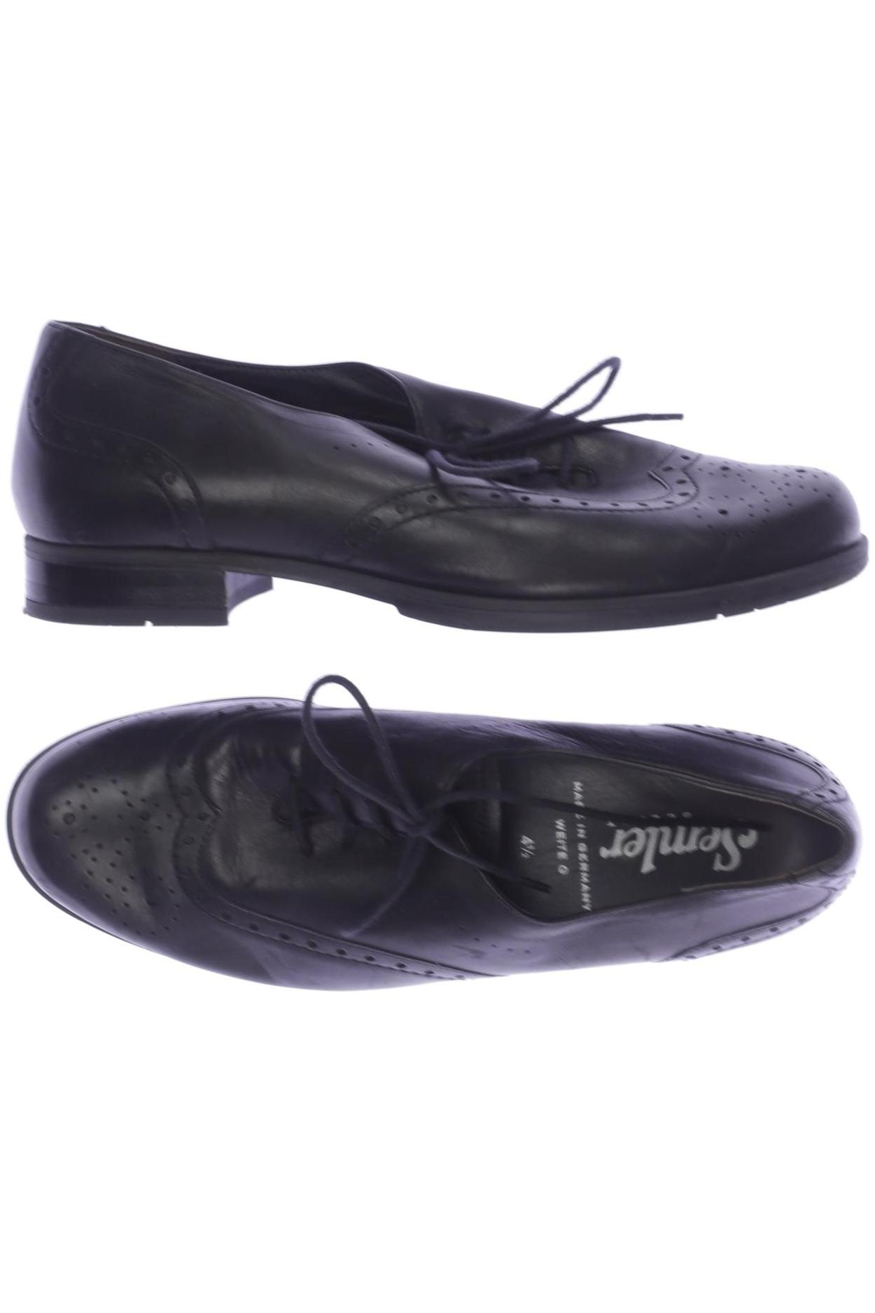 

Semler Damen Halbschuh, schwarz, Gr. 4.5