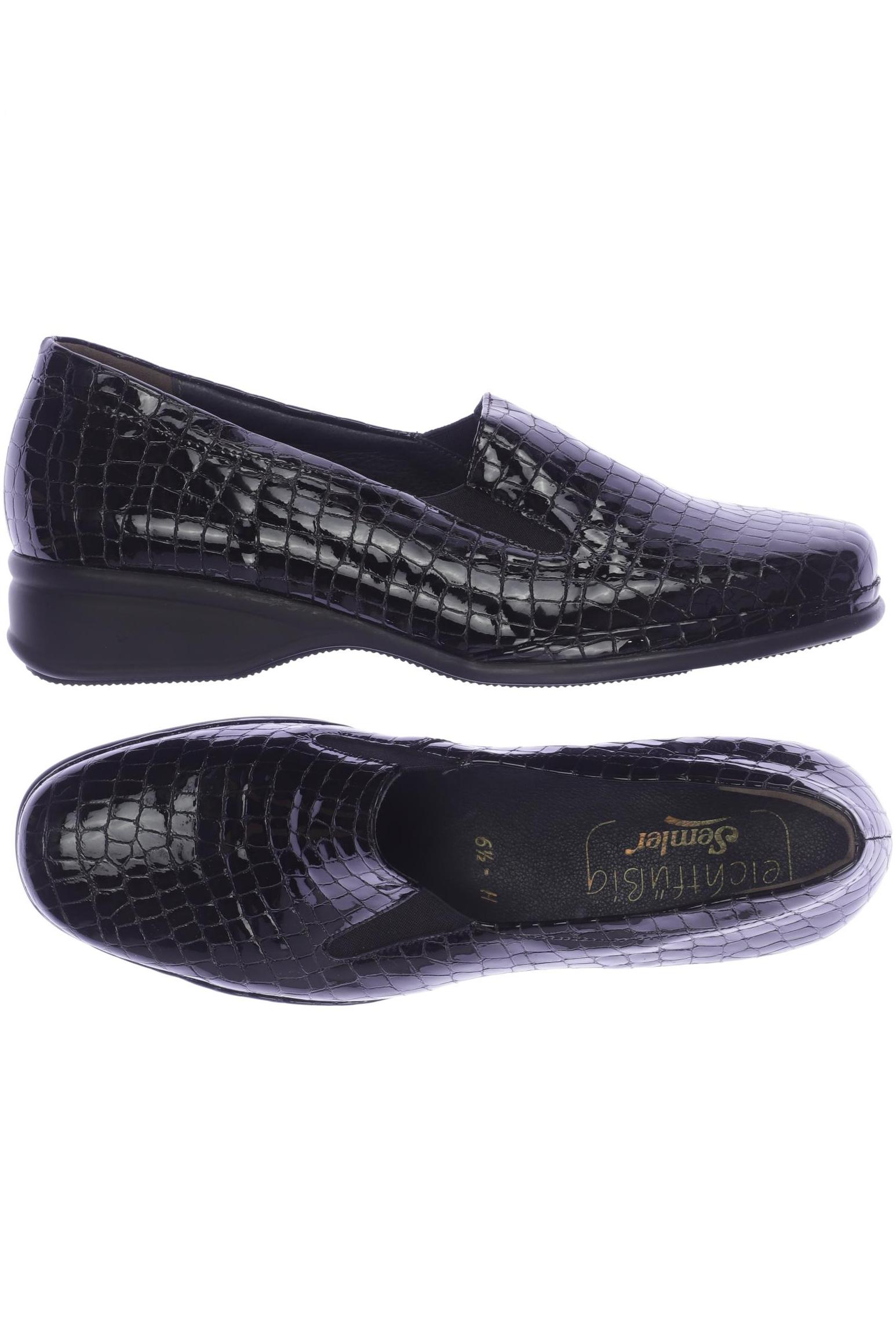 

Semler Damen Halbschuh, schwarz, Gr. 6.5