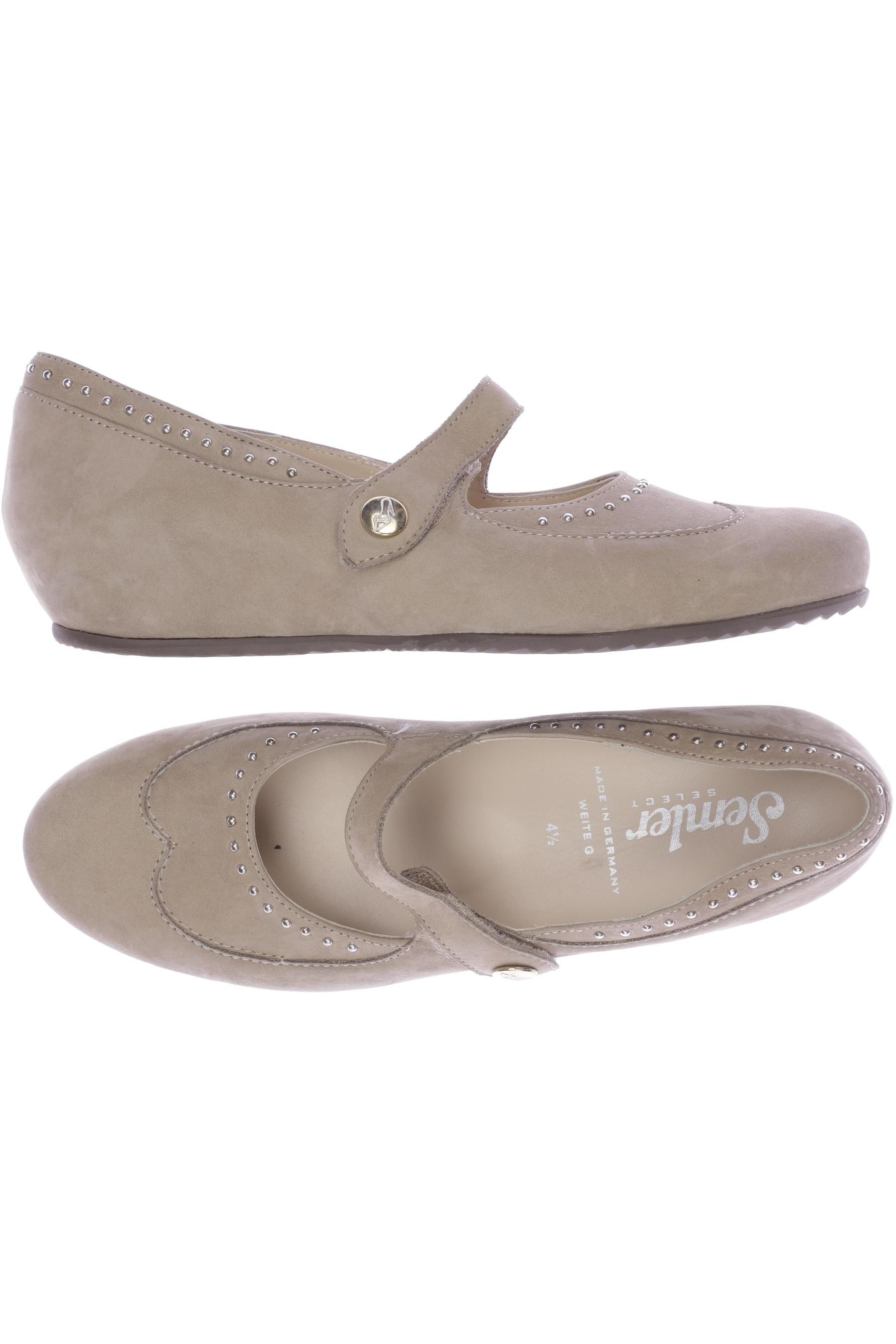 

Semler Damen Halbschuh, beige, Gr. 4.5