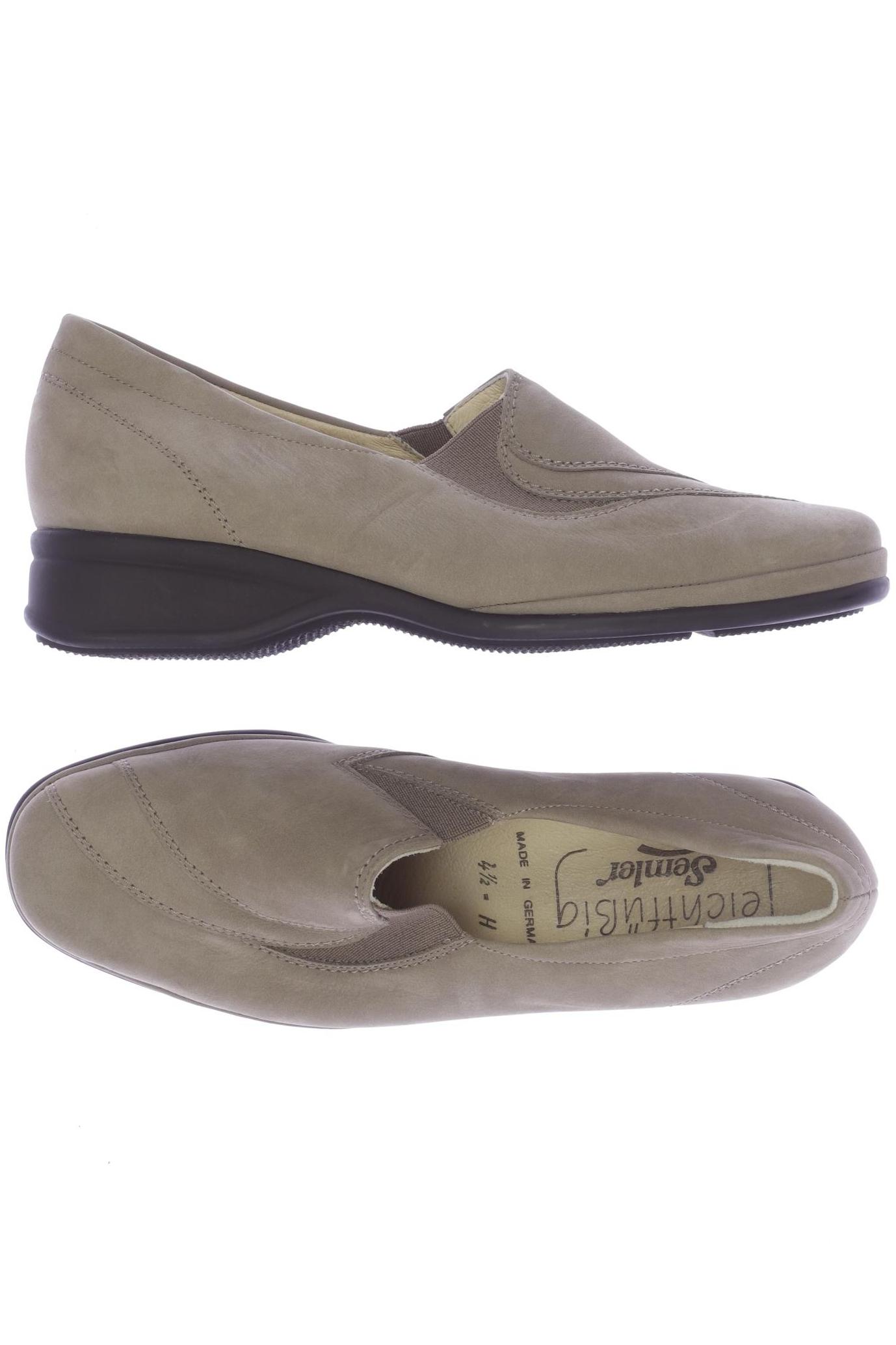 

Semler Damen Halbschuh, beige, Gr. 4.5