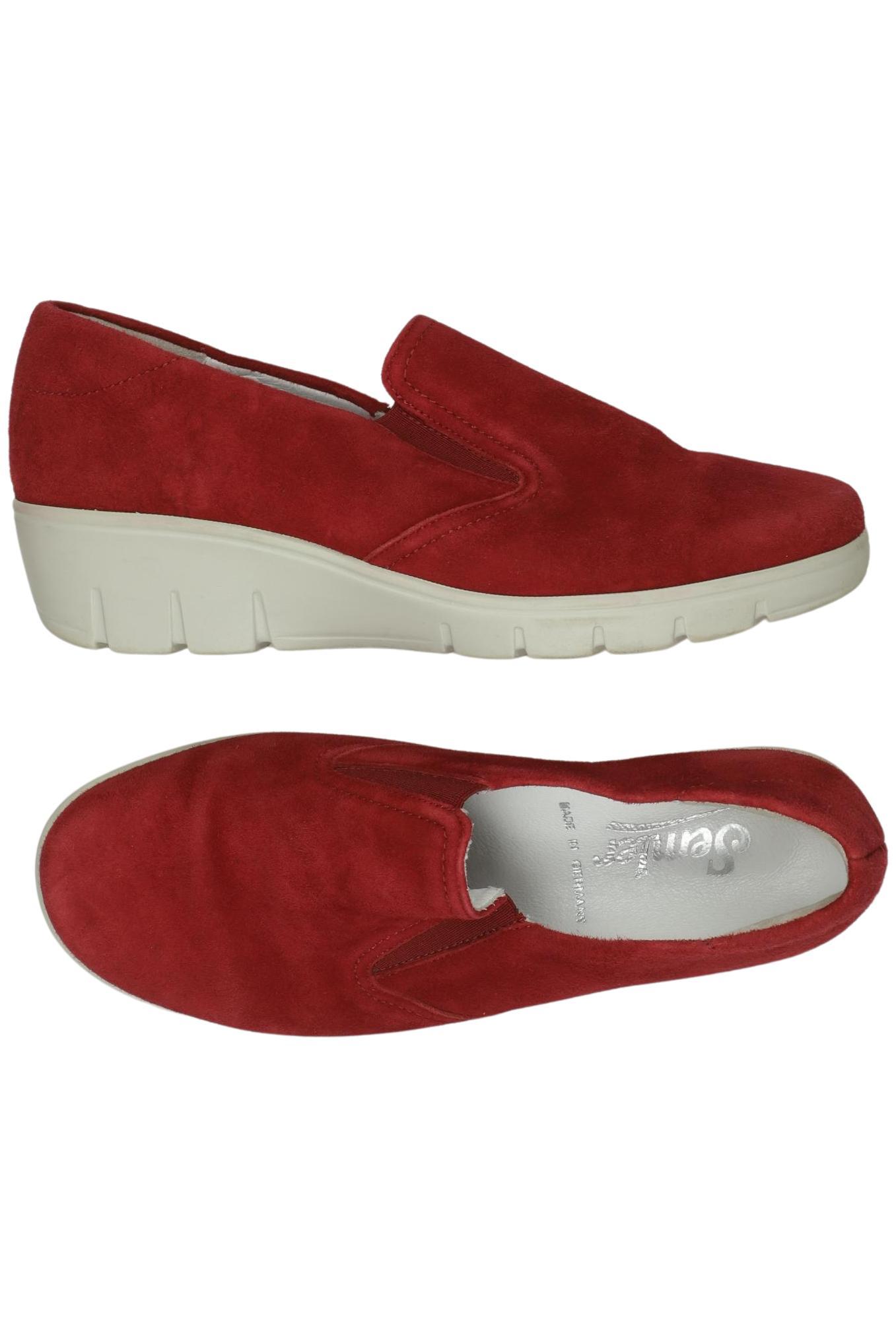 

Semler Damen Halbschuh, rot, Gr. 4