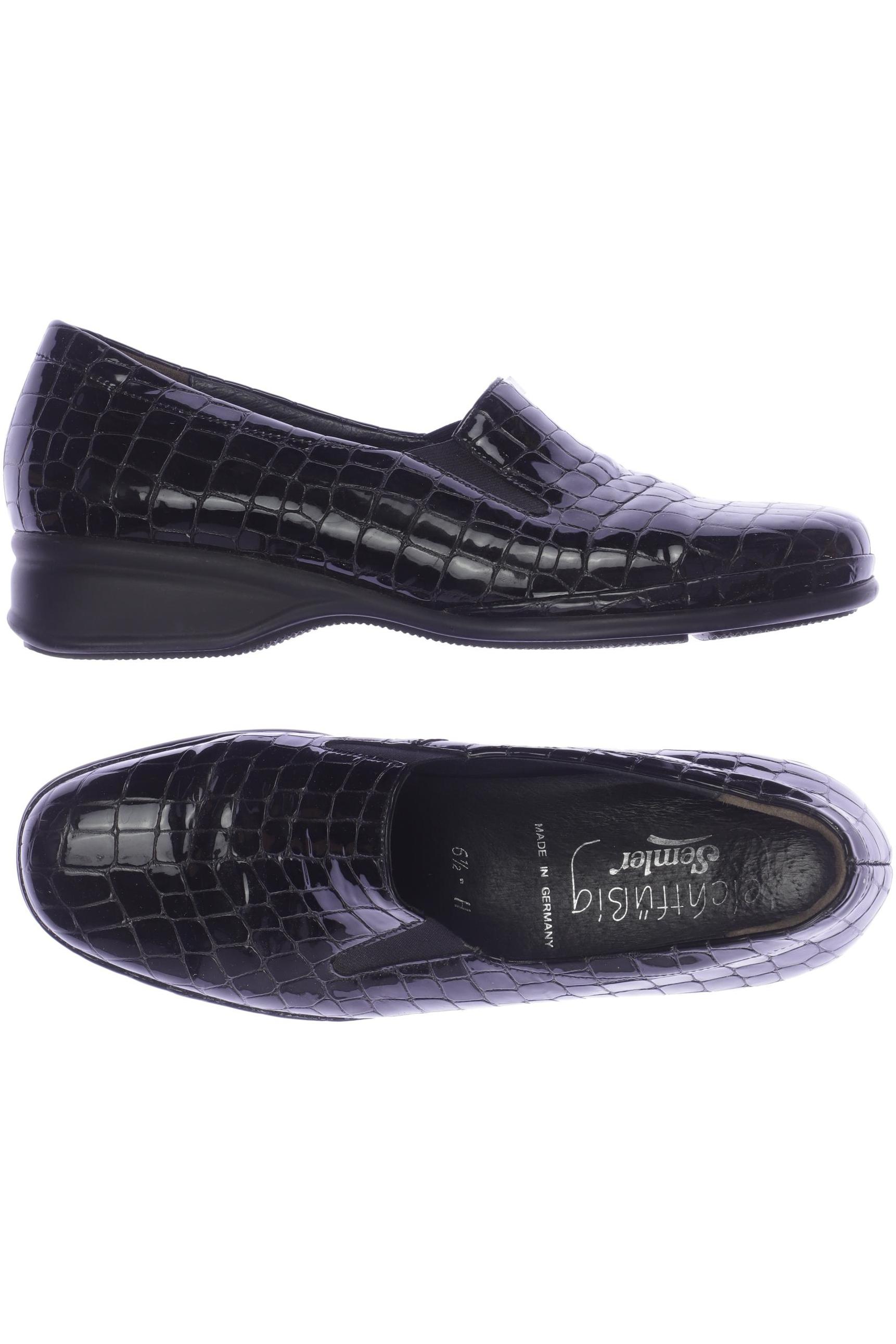 

Semler Damen Halbschuh, schwarz, Gr. 6.5