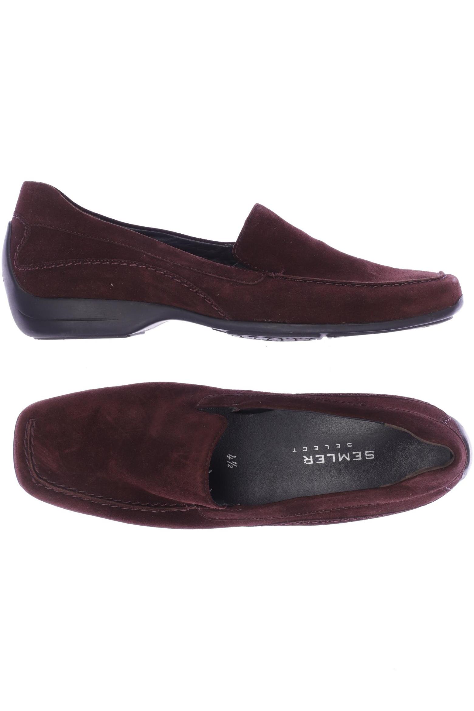 

Semler Damen Halbschuh, bordeaux, Gr. 4.5