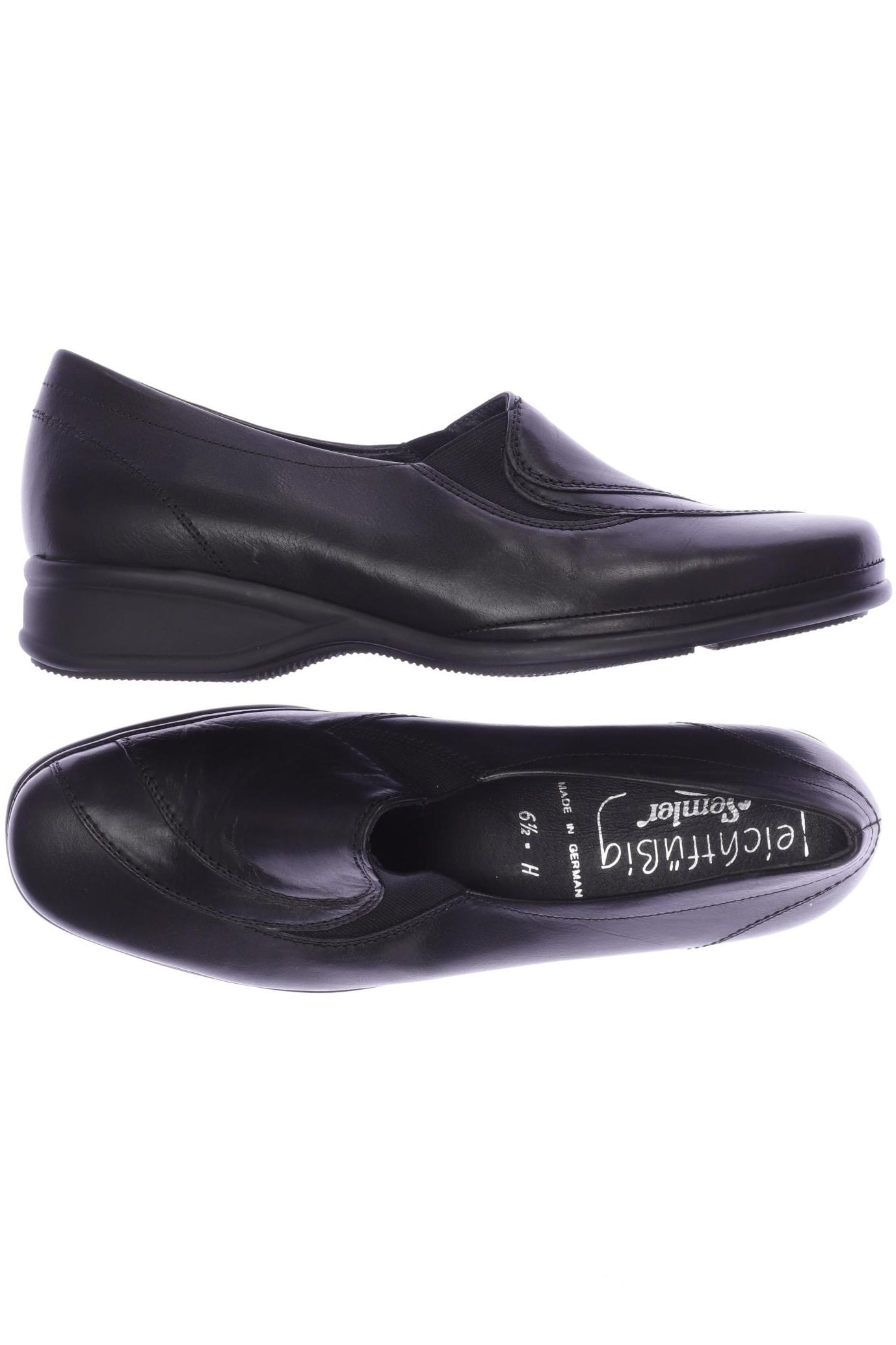 

Semler Damen Halbschuh, schwarz, Gr. 6.5