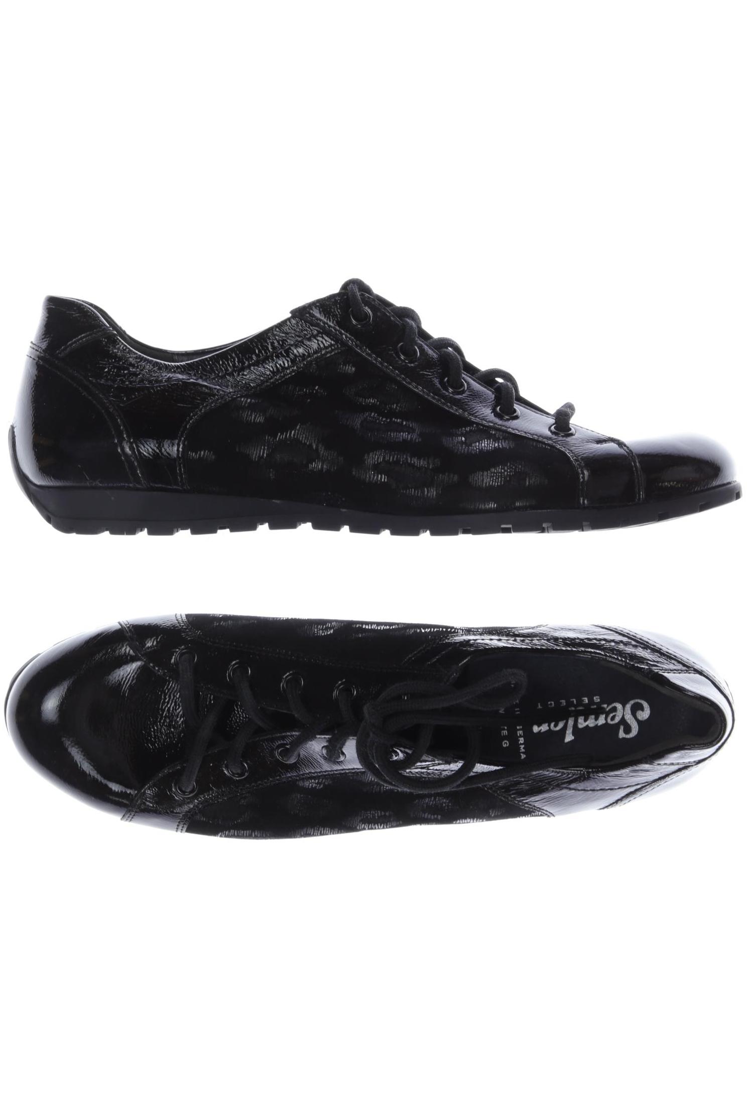 

Semler Damen Halbschuh, schwarz, Gr. 7.5