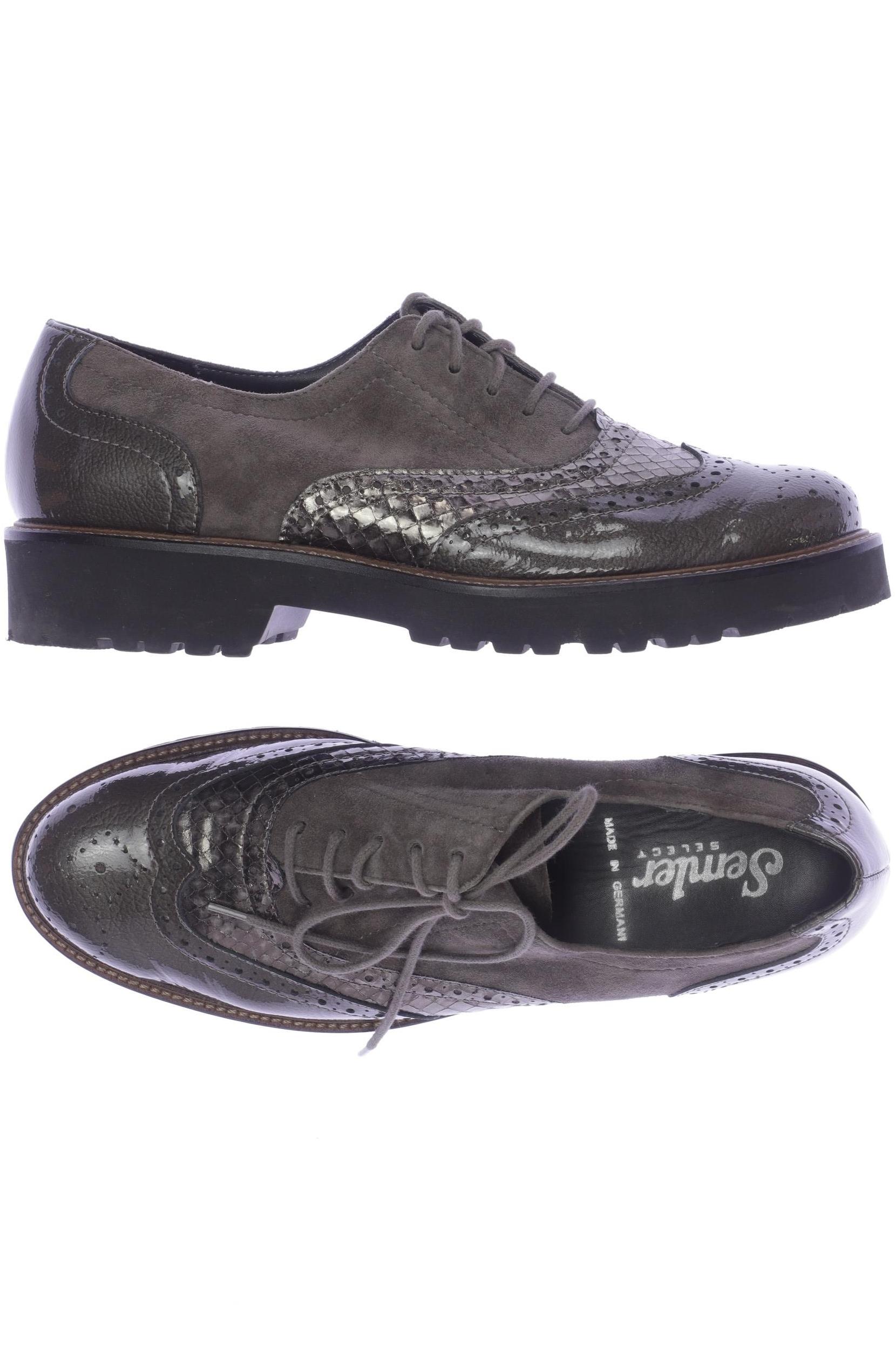 

Semler Damen Halbschuh, grün, Gr. 5.5