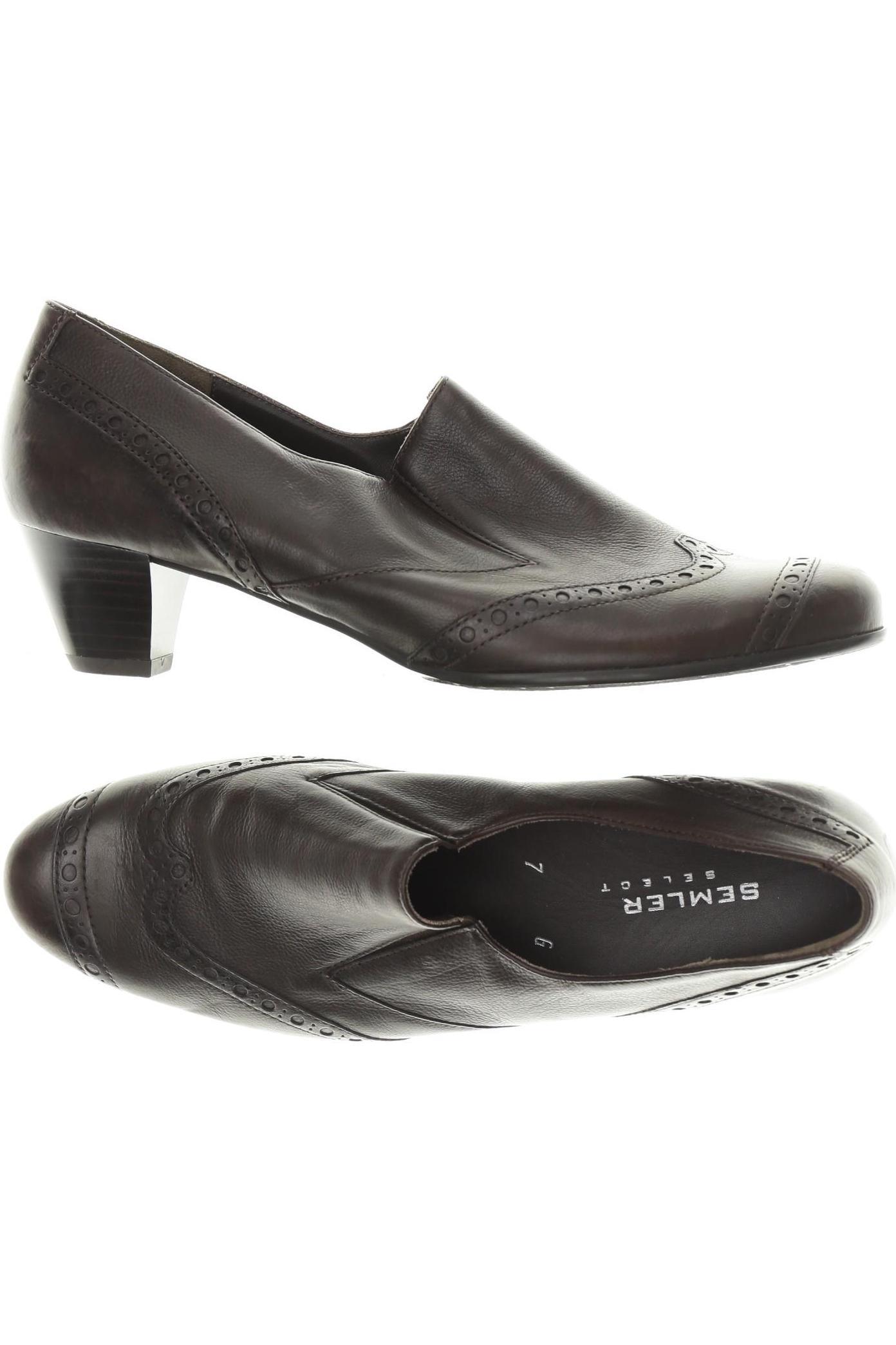 

Semler Damen Pumps, braun, Gr. 7