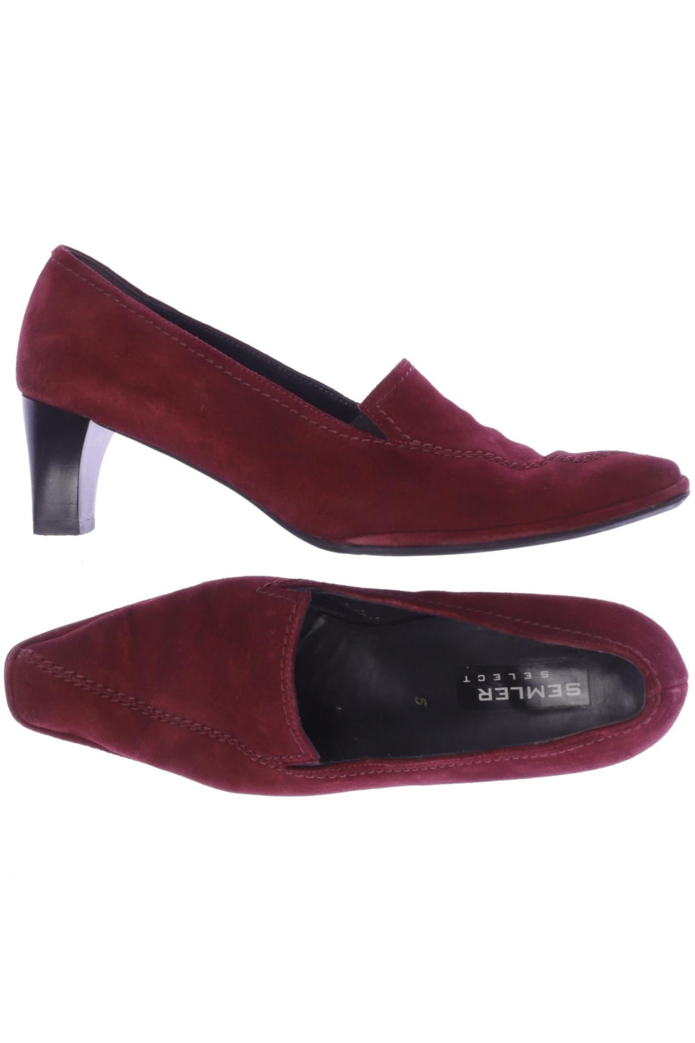 

Semler Damen Pumps, bordeaux, Gr. 5