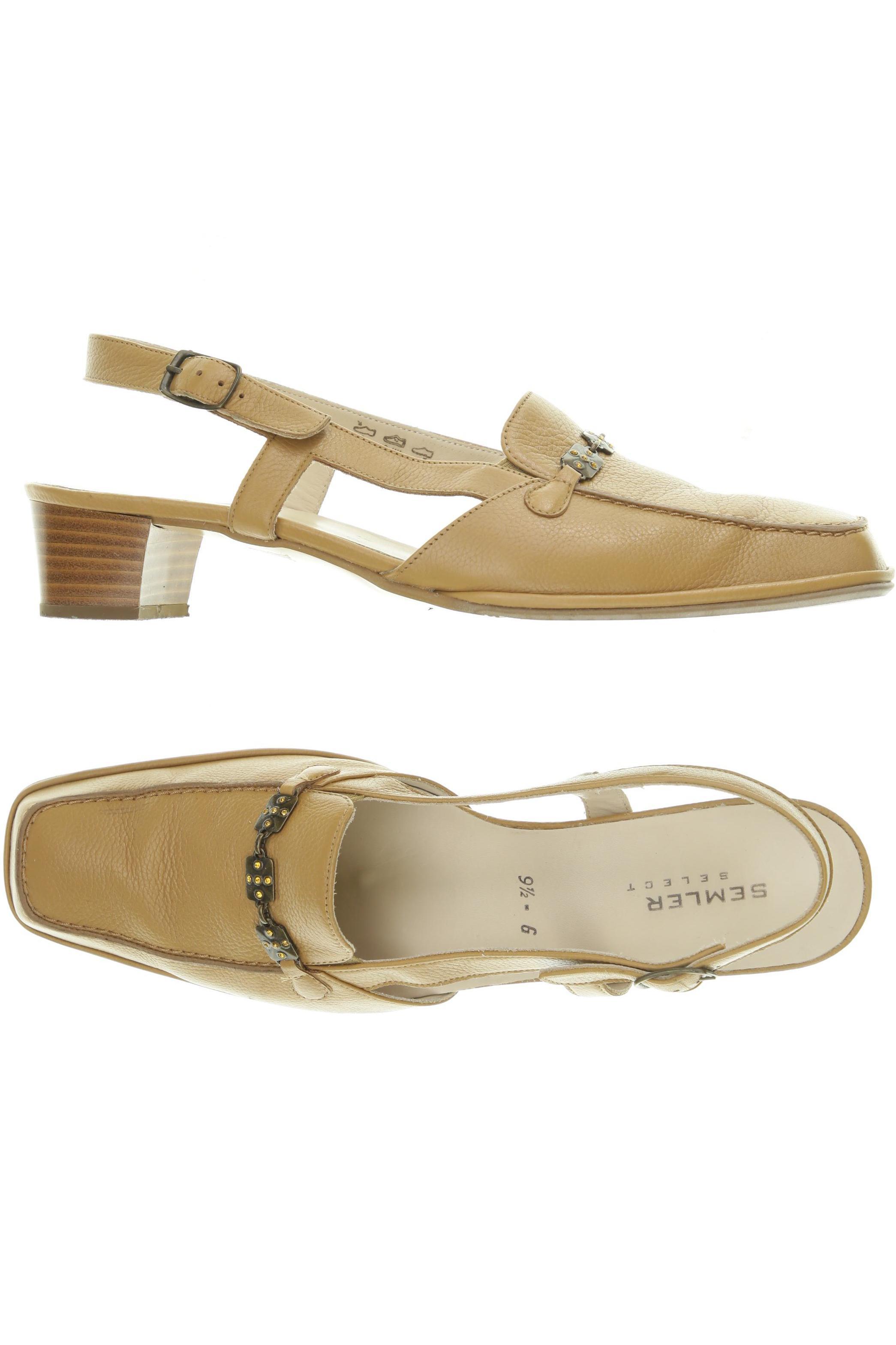

Semler Damen Sandale, beige, Gr. 9.5