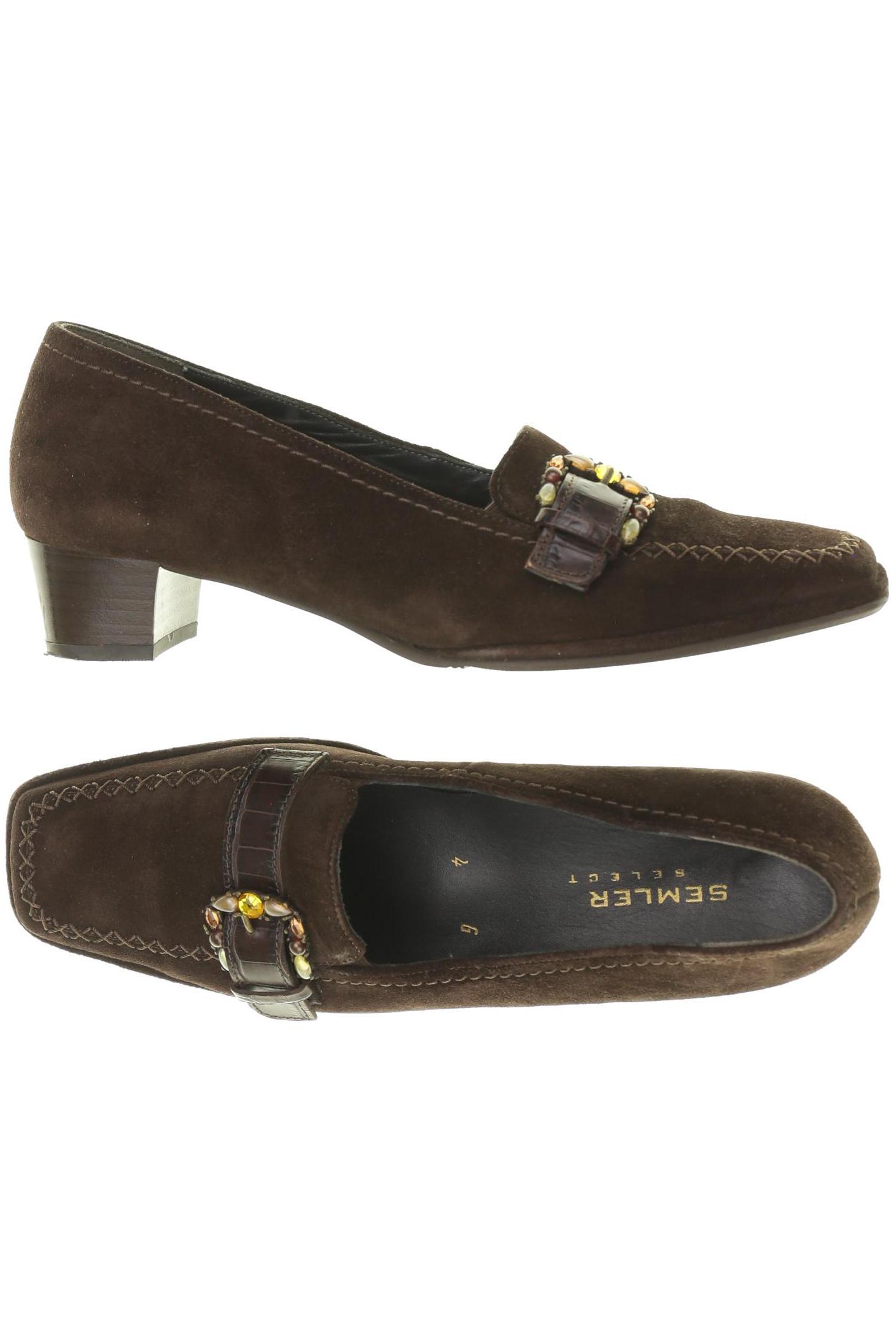 

Semler Damen Pumps, braun, Gr. 4