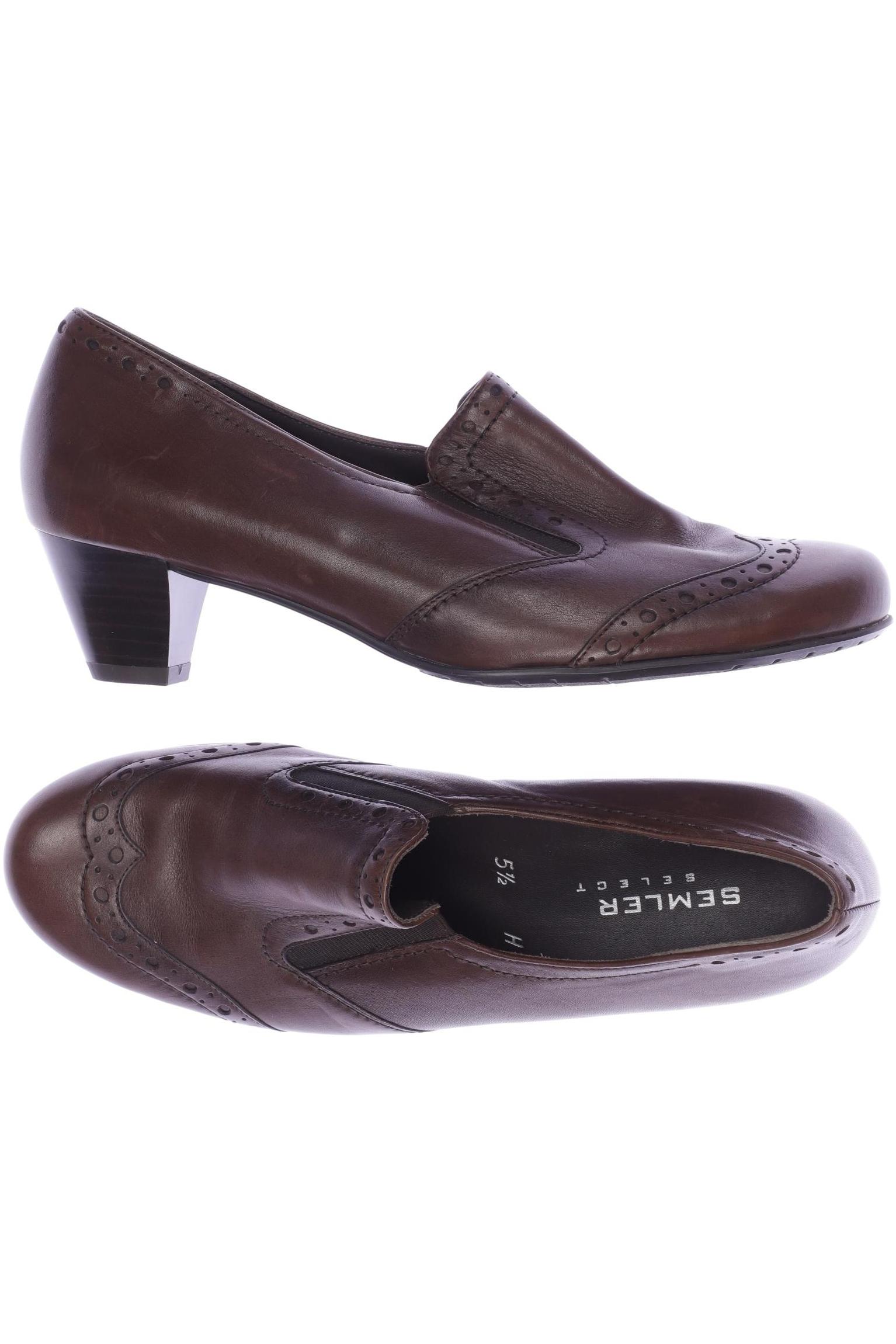 

Semler Damen Pumps, braun, Gr. 5.5