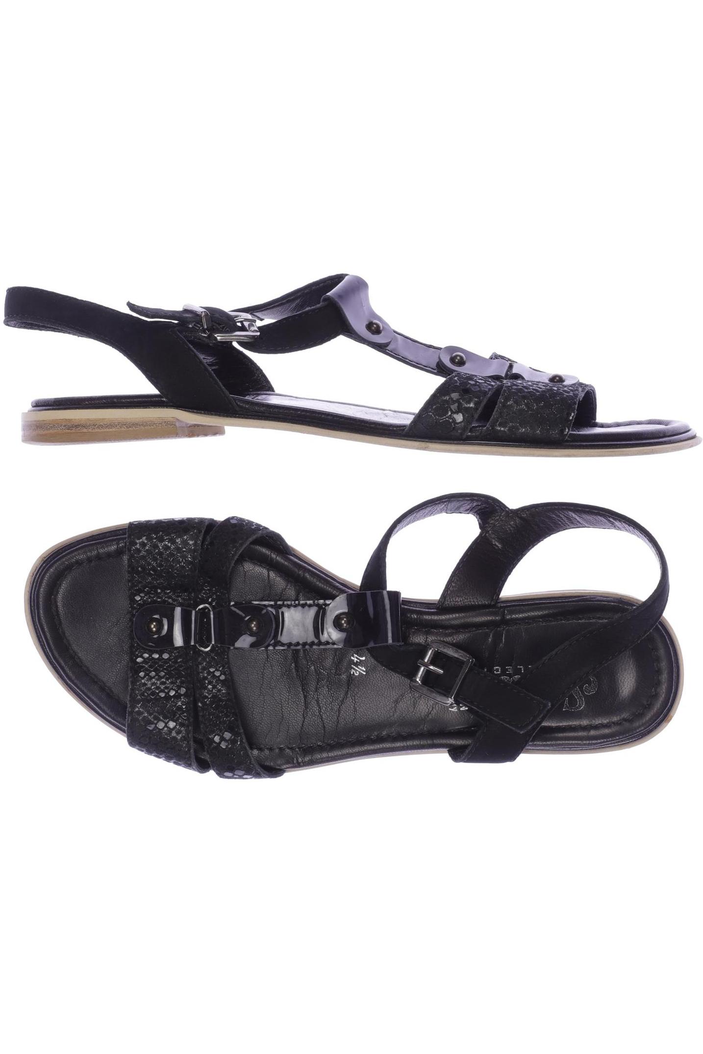 

Semler Damen Sandale, schwarz, Gr. 4.5