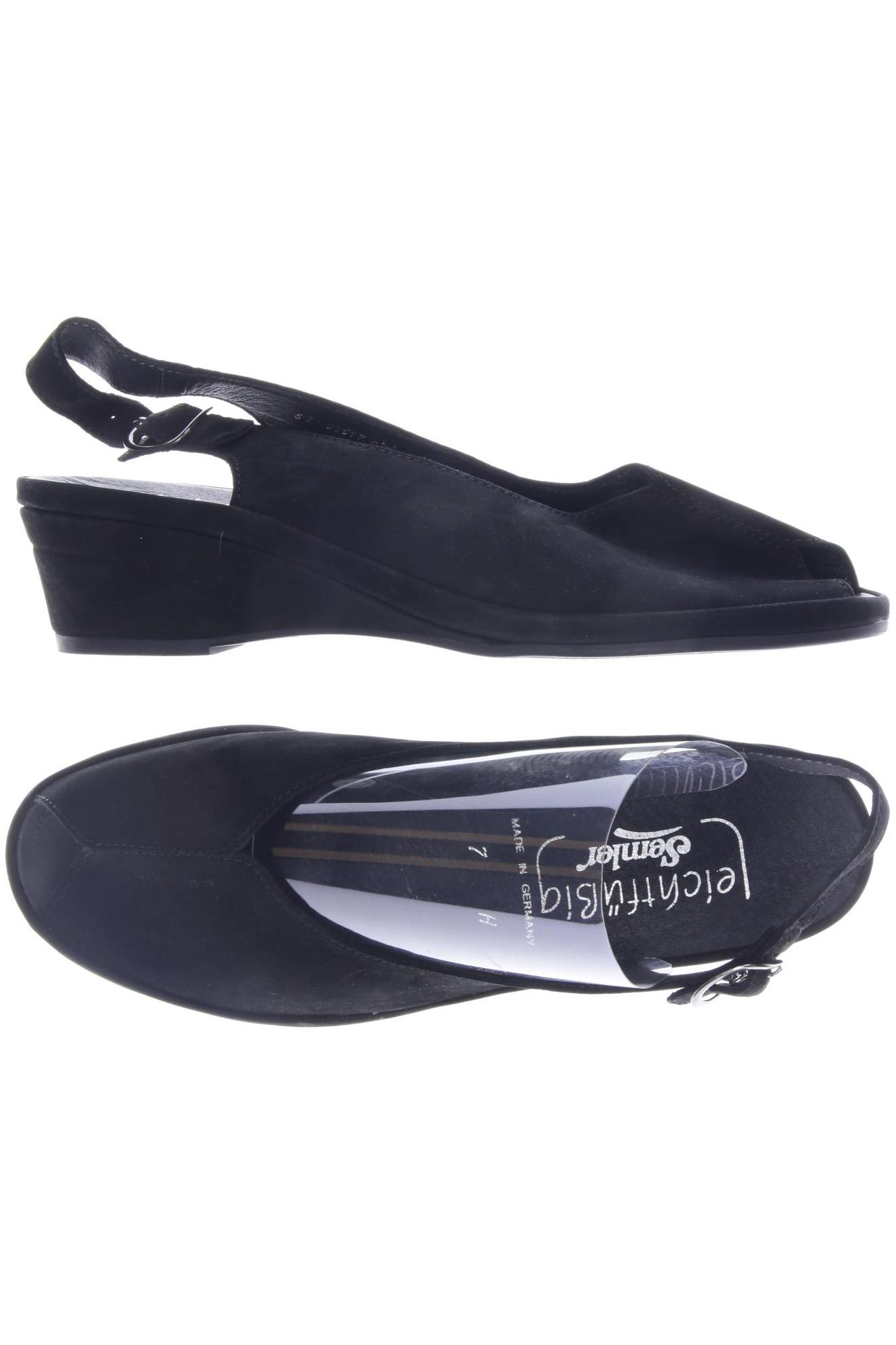 

Semler Damen Sandale, schwarz, Gr. 7