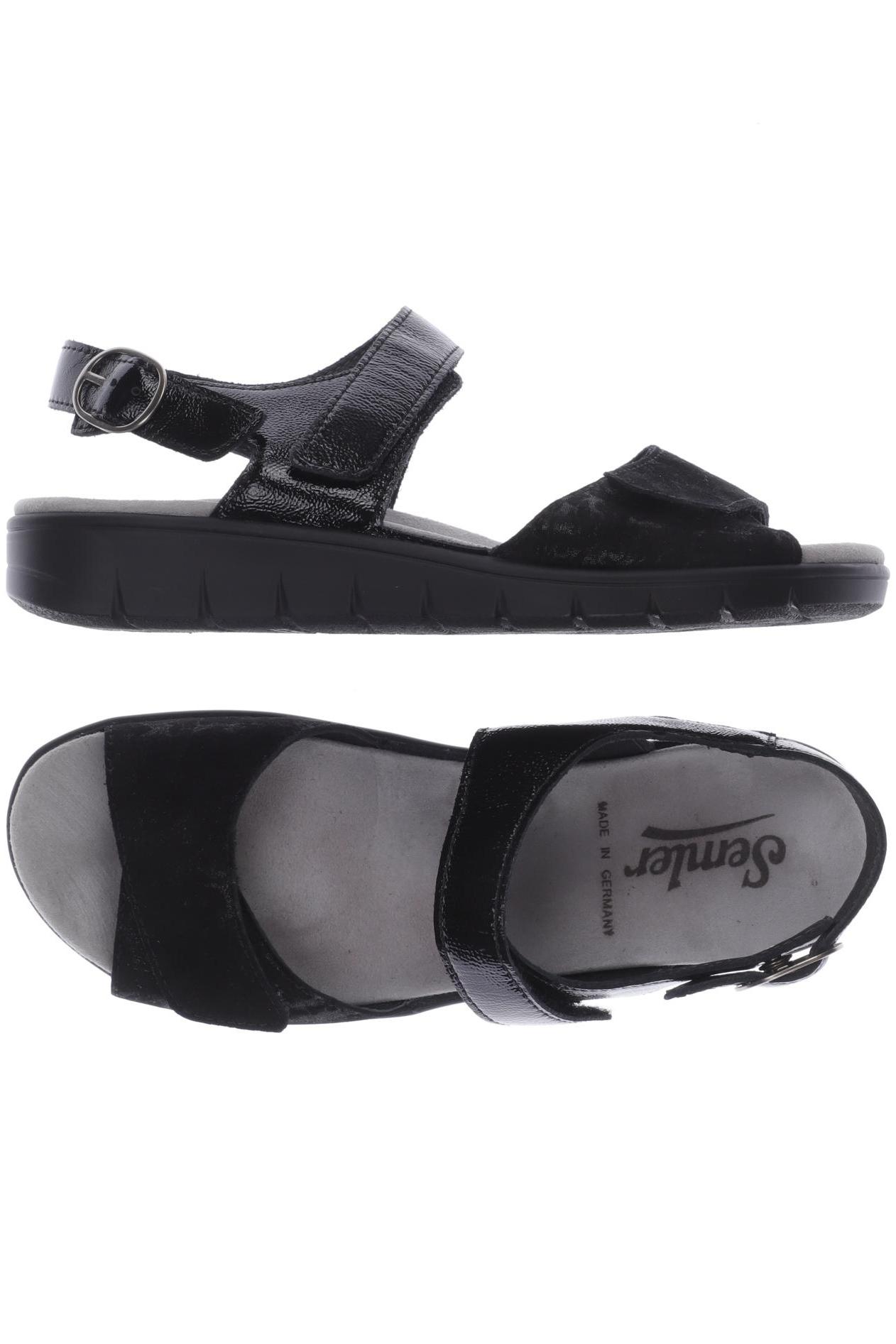 

Semler Damen Sandale, schwarz, Gr. 6