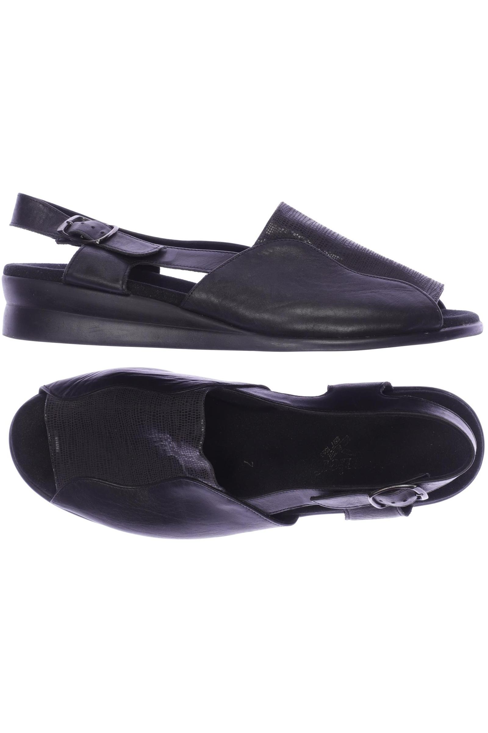 

Semler Damen Sandale, schwarz, Gr. 7