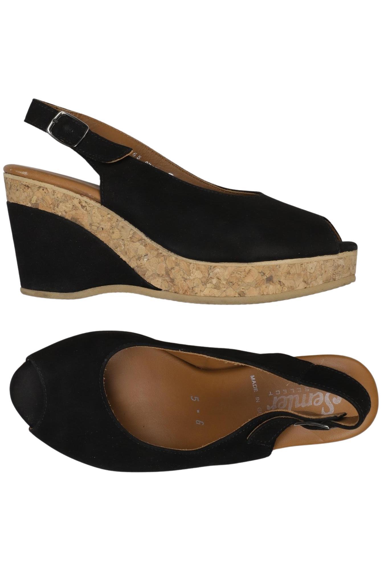 

Semler Damen Sandale, schwarz, Gr. 5