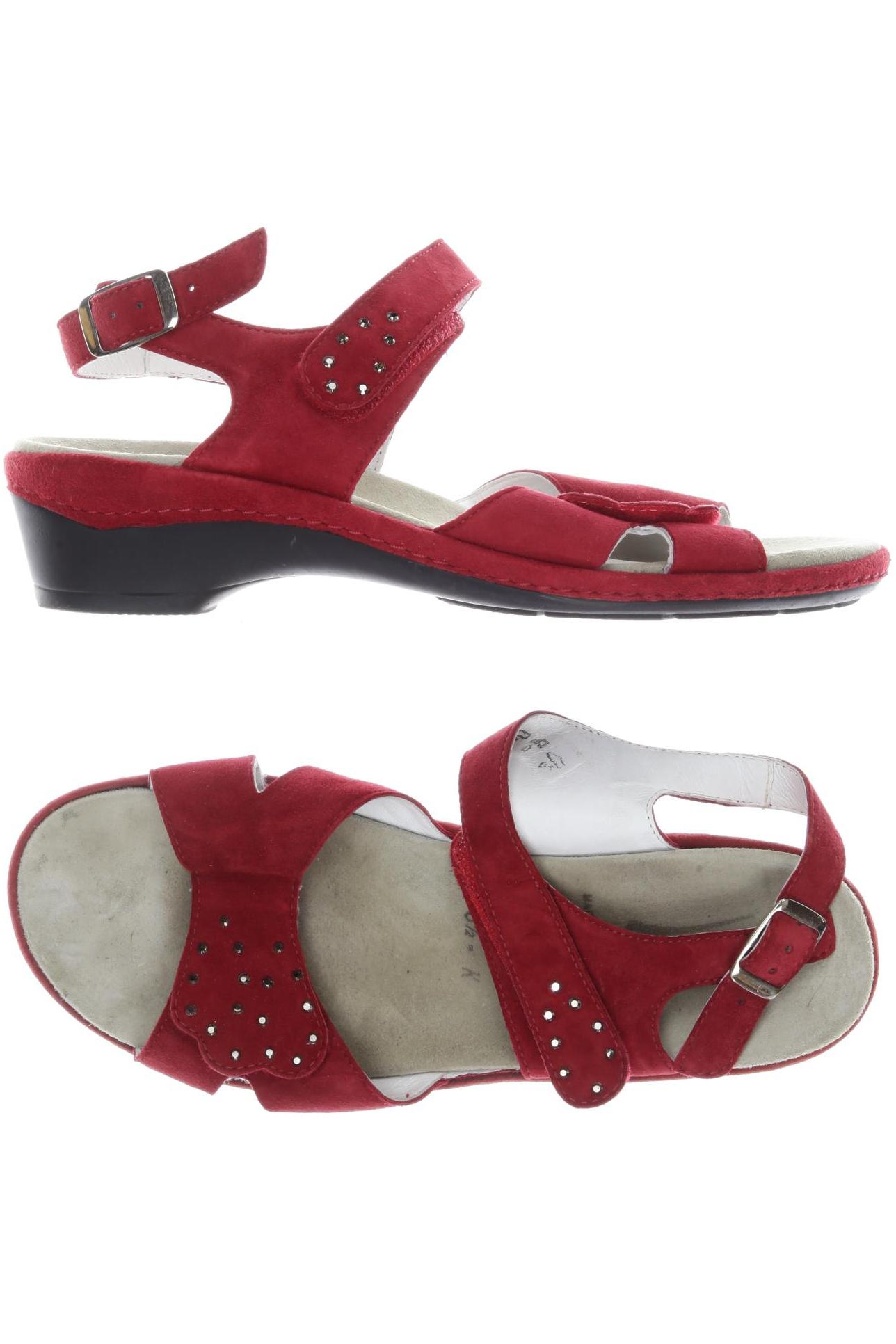 

Semler Damen Sandale, rot, Gr. 6.5