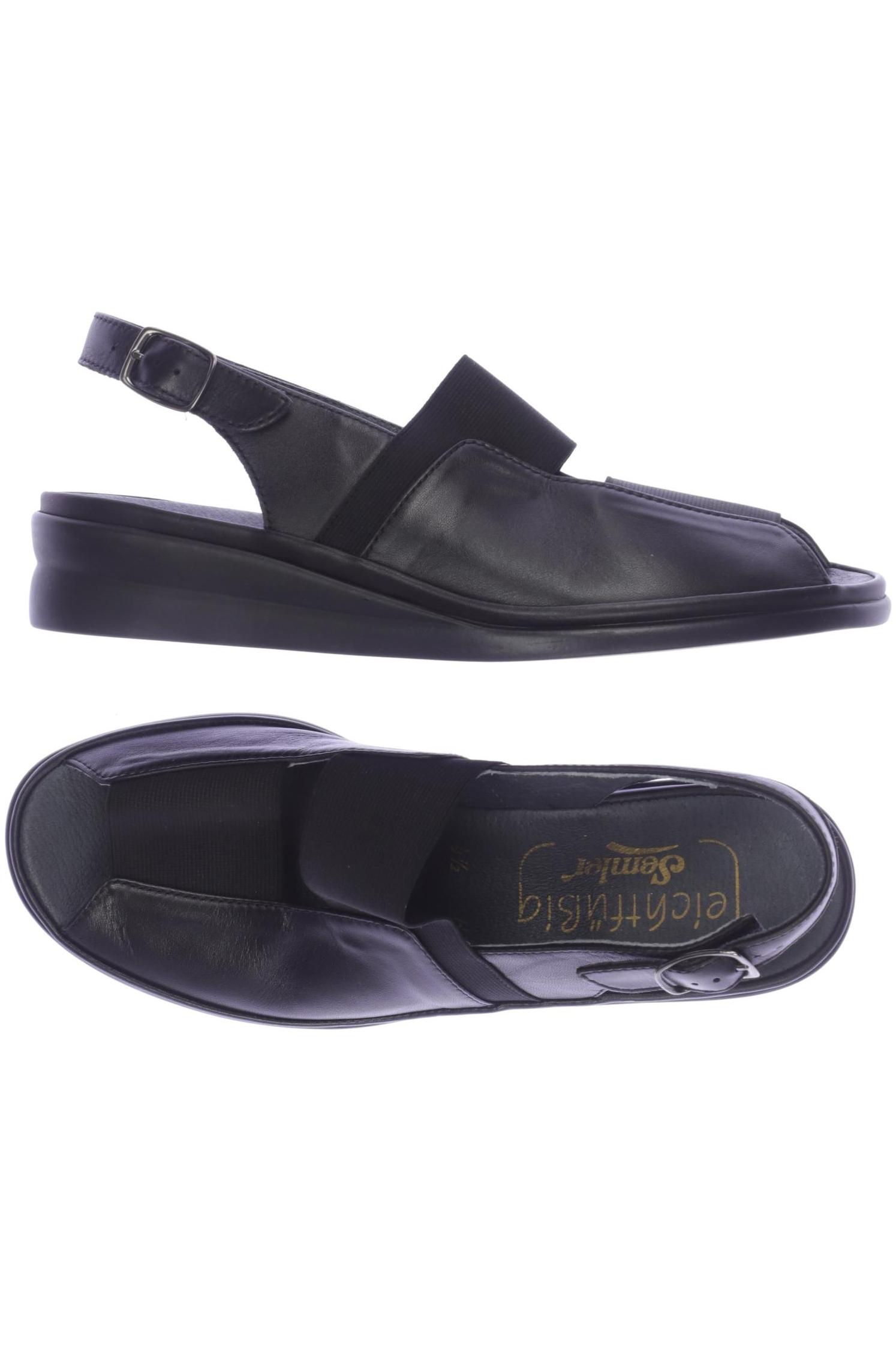 

Semler Damen Sandale, schwarz, Gr. 4.5