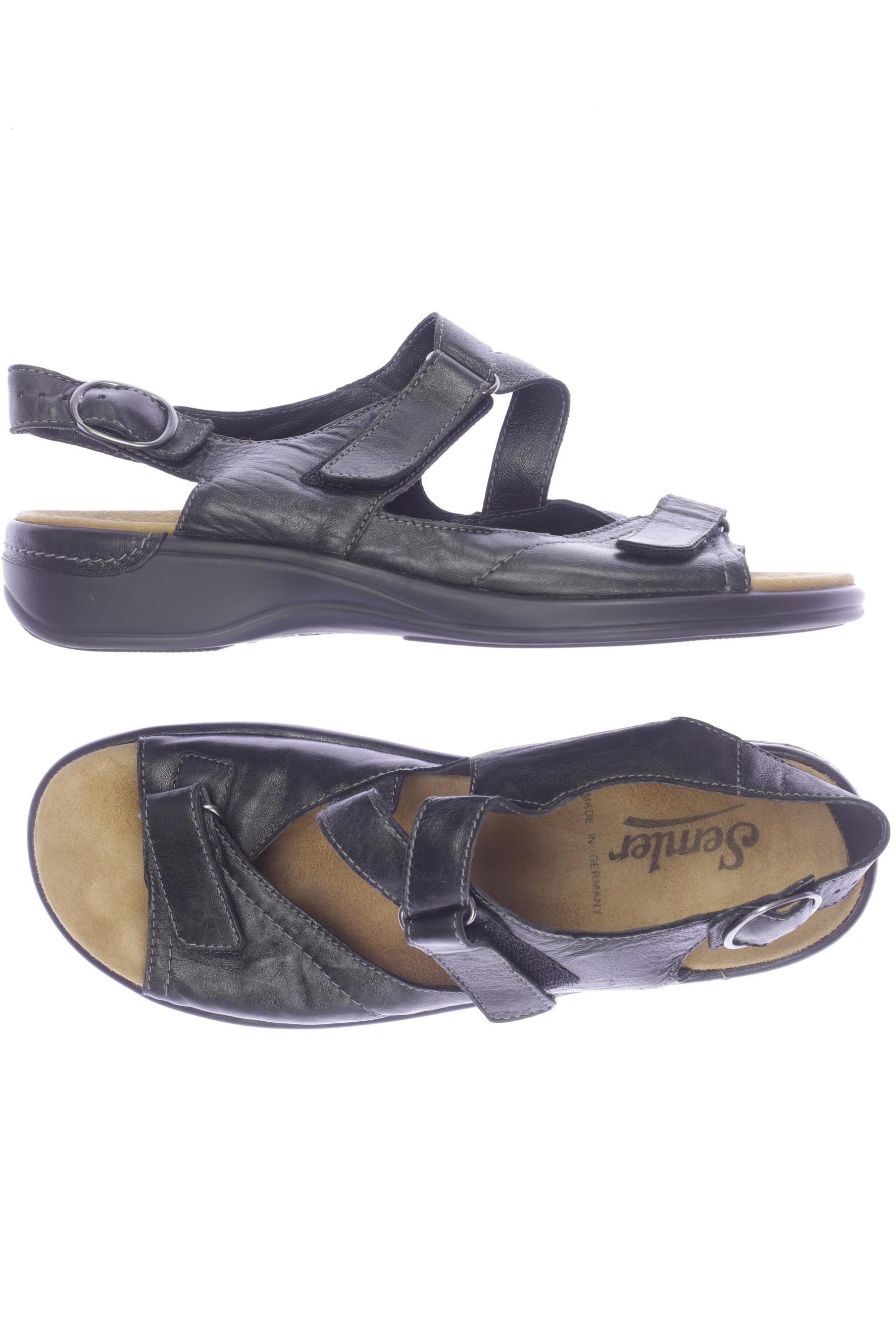 

Semler Damen Sandale, schwarz, Gr. 6.5