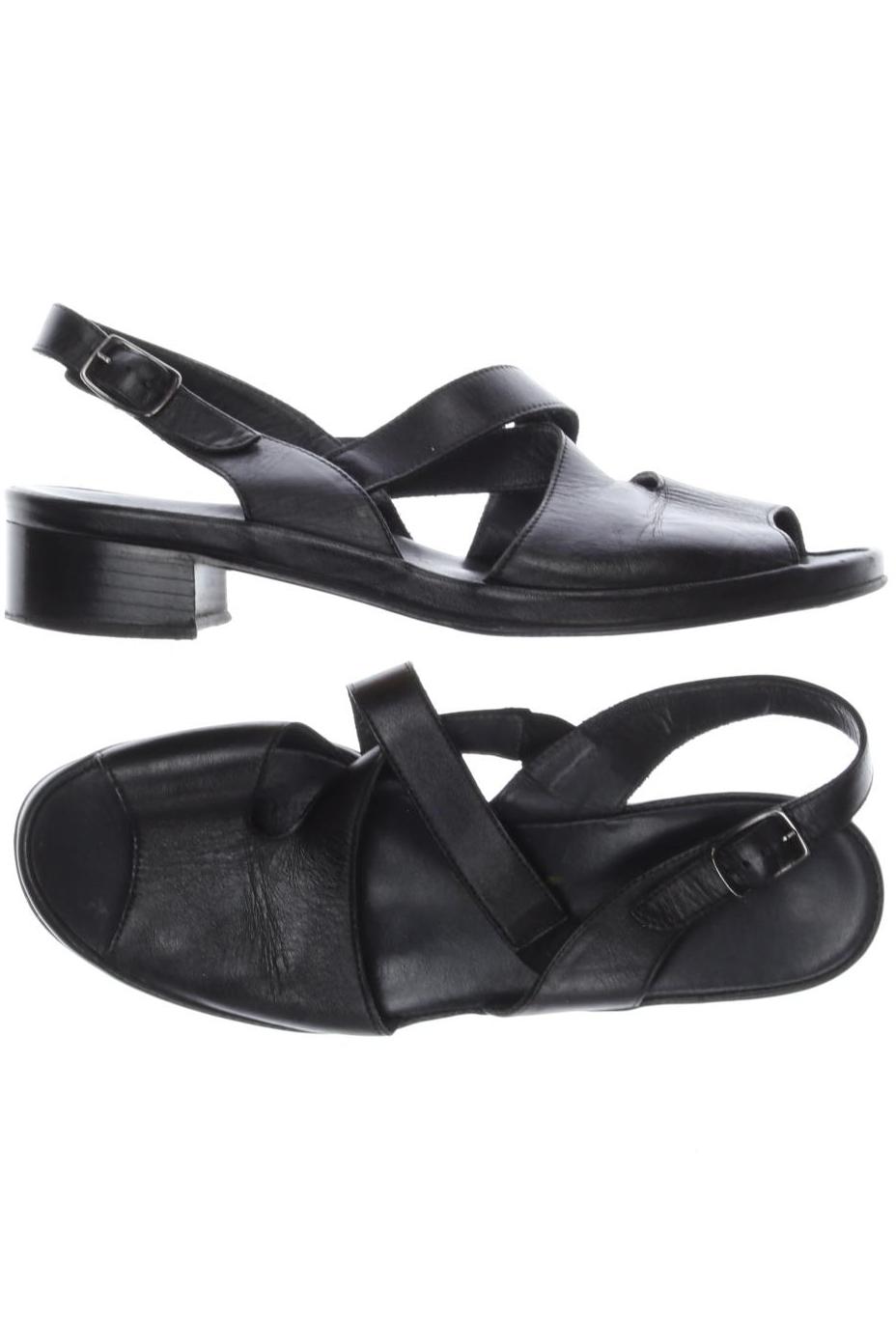 

Semler Damen Sandale, schwarz, Gr. 6.5