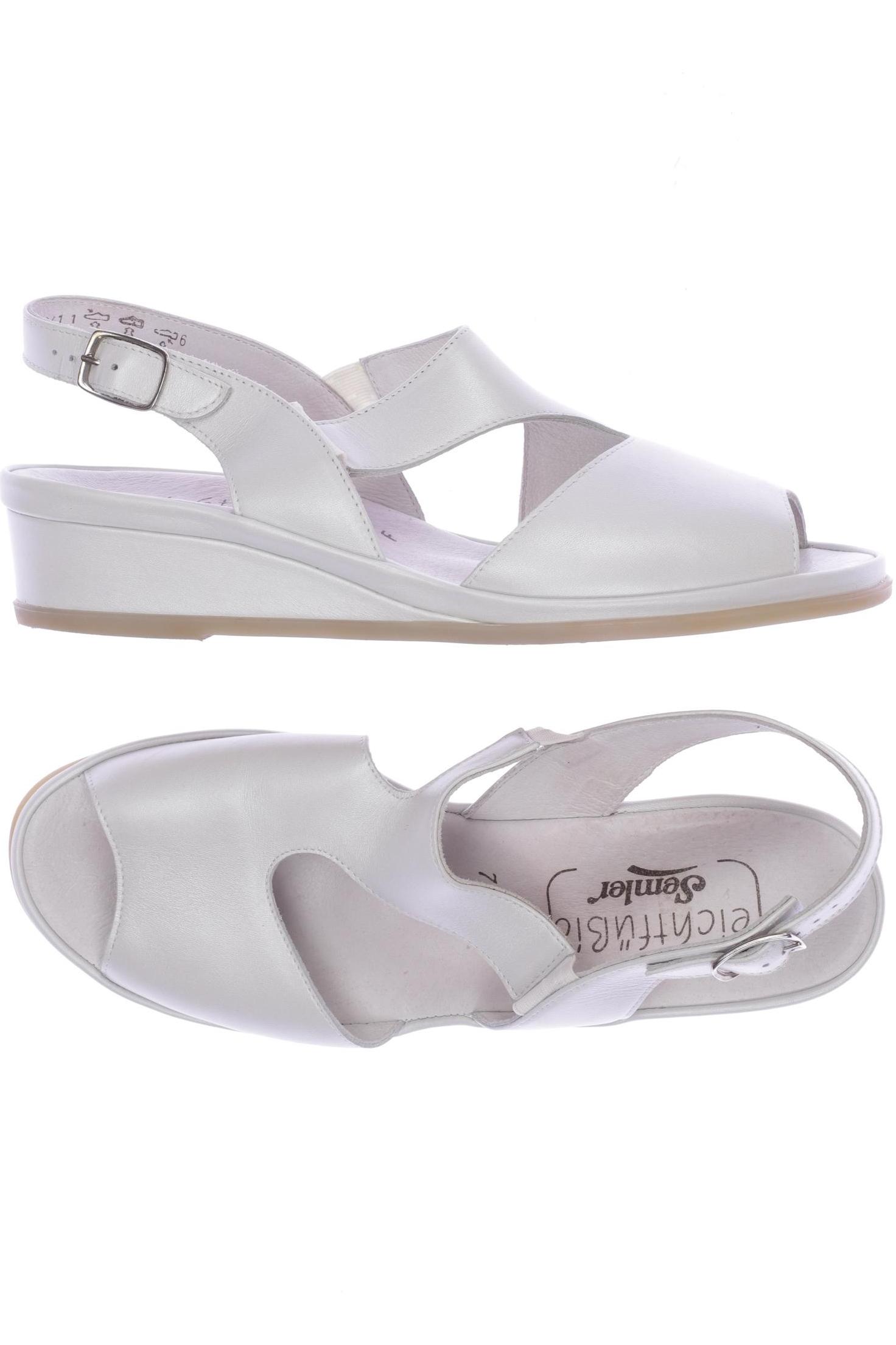 

Semler Damen Sandale, weiß, Gr. 7