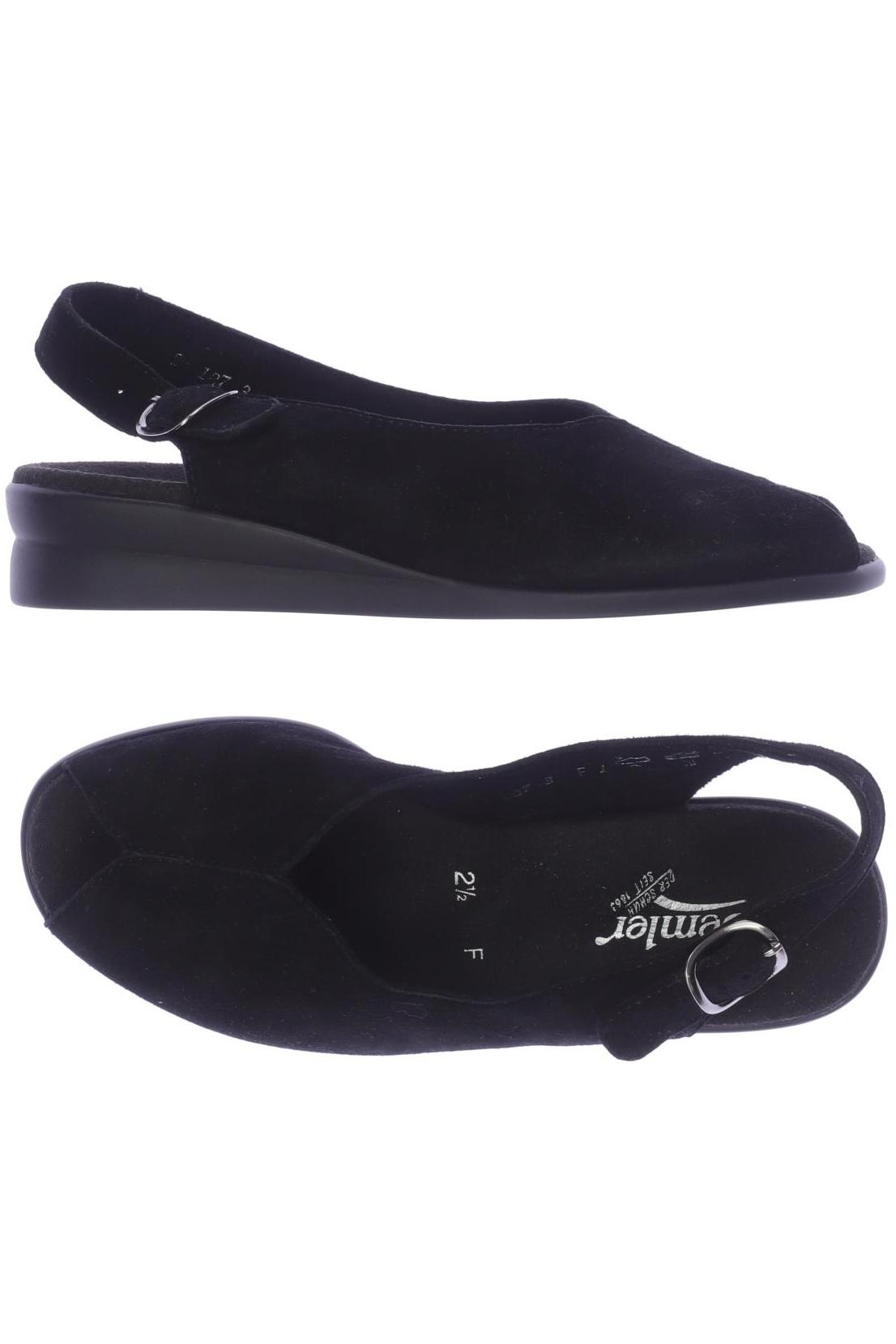 

Semler Damen Sandale, schwarz, Gr. 2.5